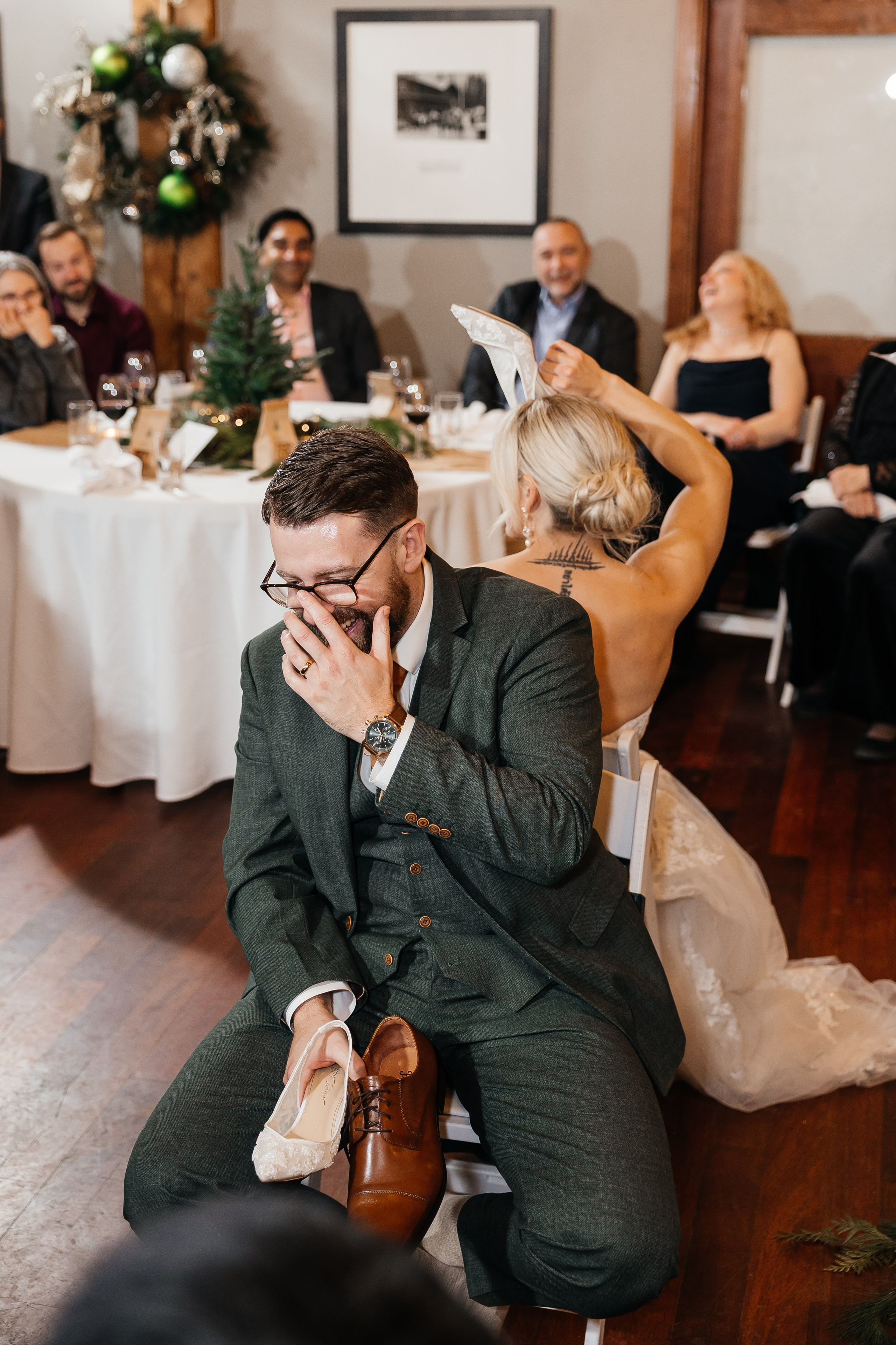 Winter wedding. Emerald lake lodge. Affordable Photographer in Calgary — Tetiana Shuhai