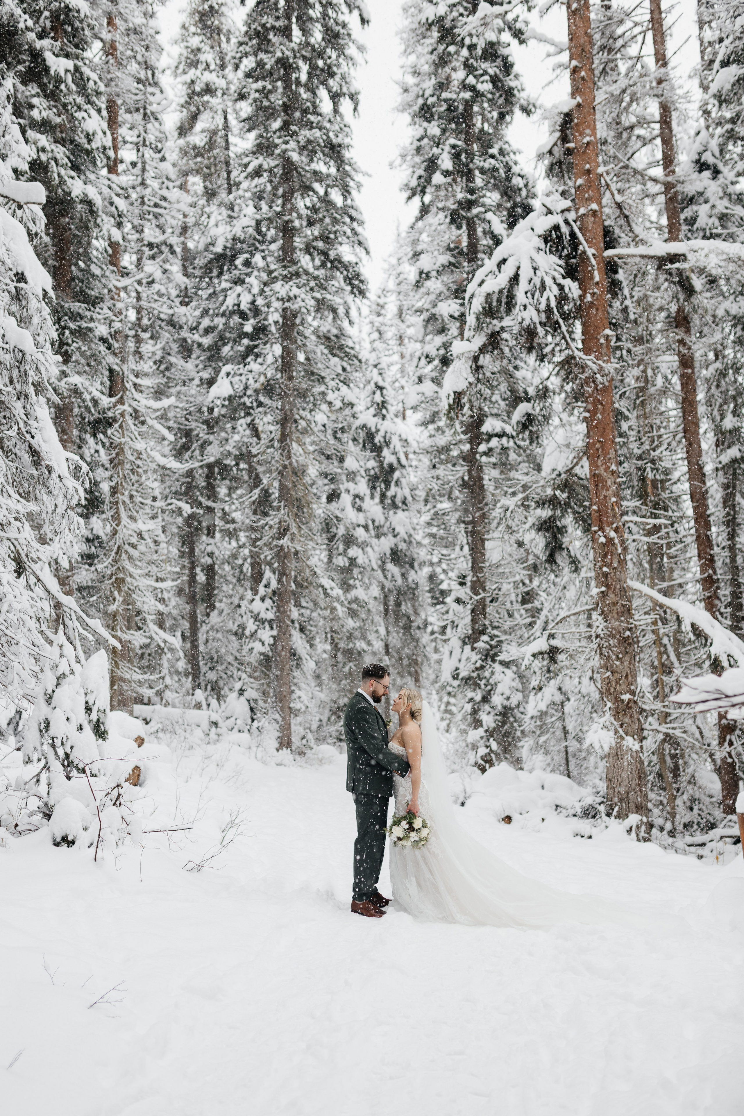 Winter wedding. Emerald lake lodge. Affordable Photographer in Calgary — Tetiana Shuhai