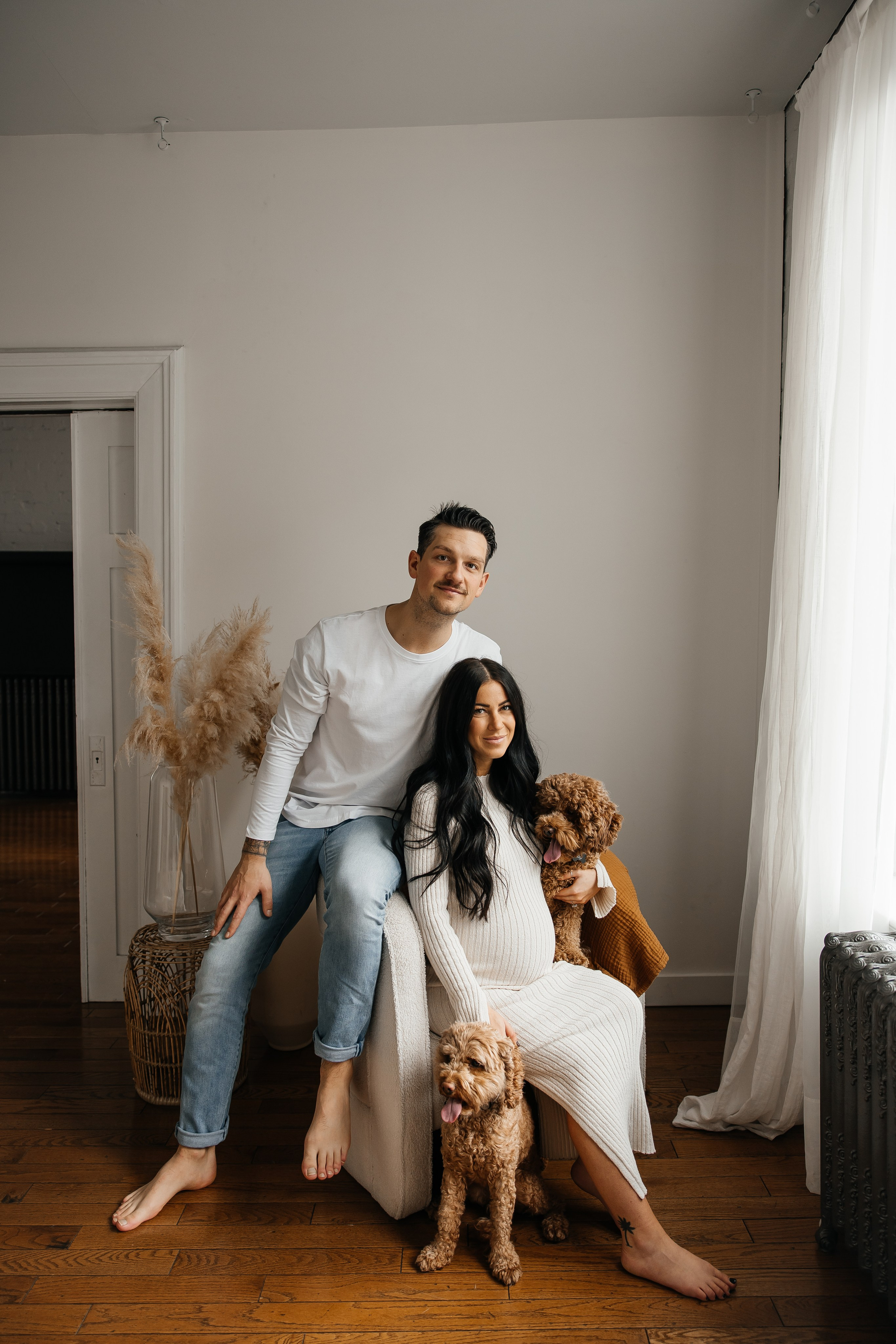 Maternity+2 cute dogs