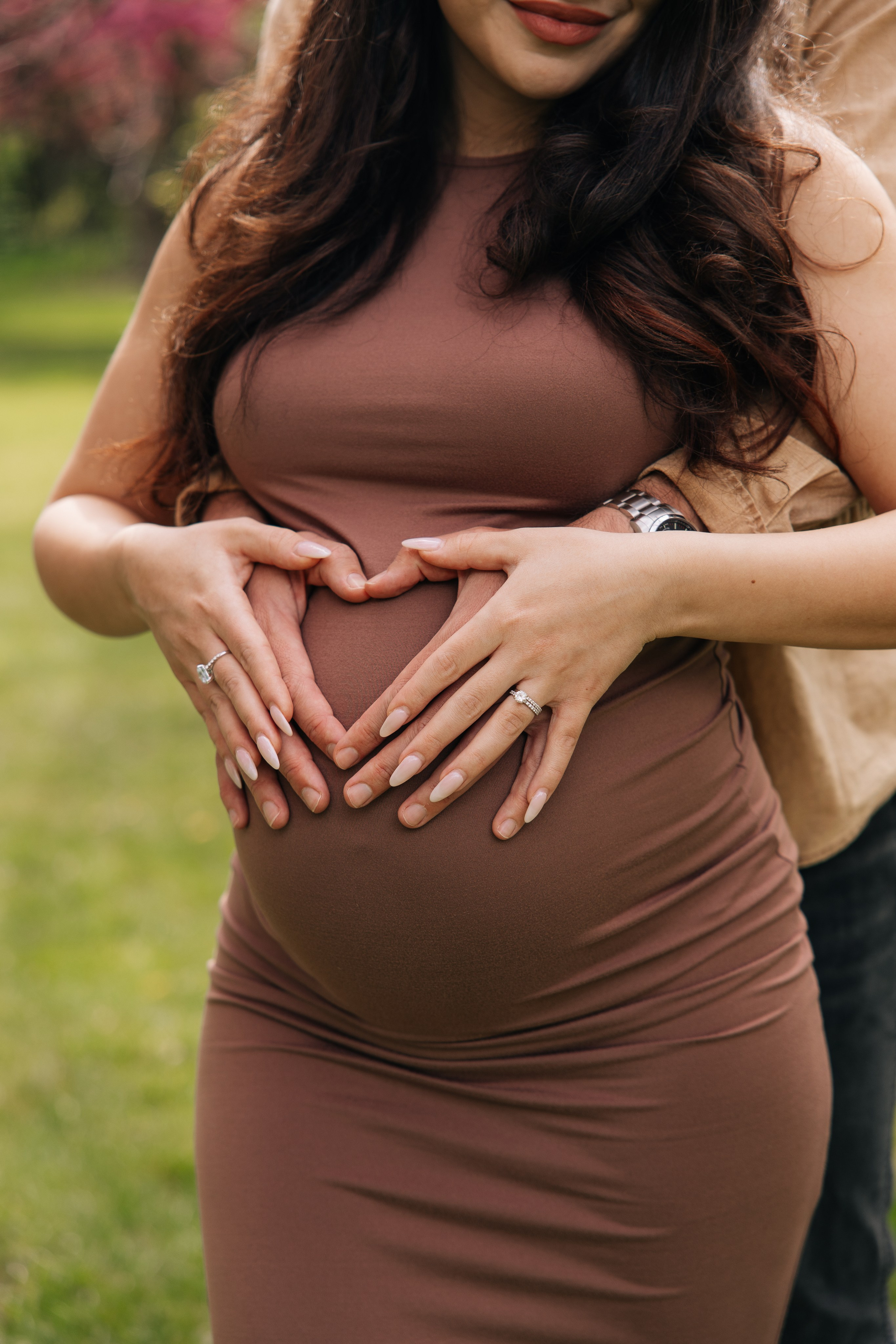 Maternity. Cherry blossom