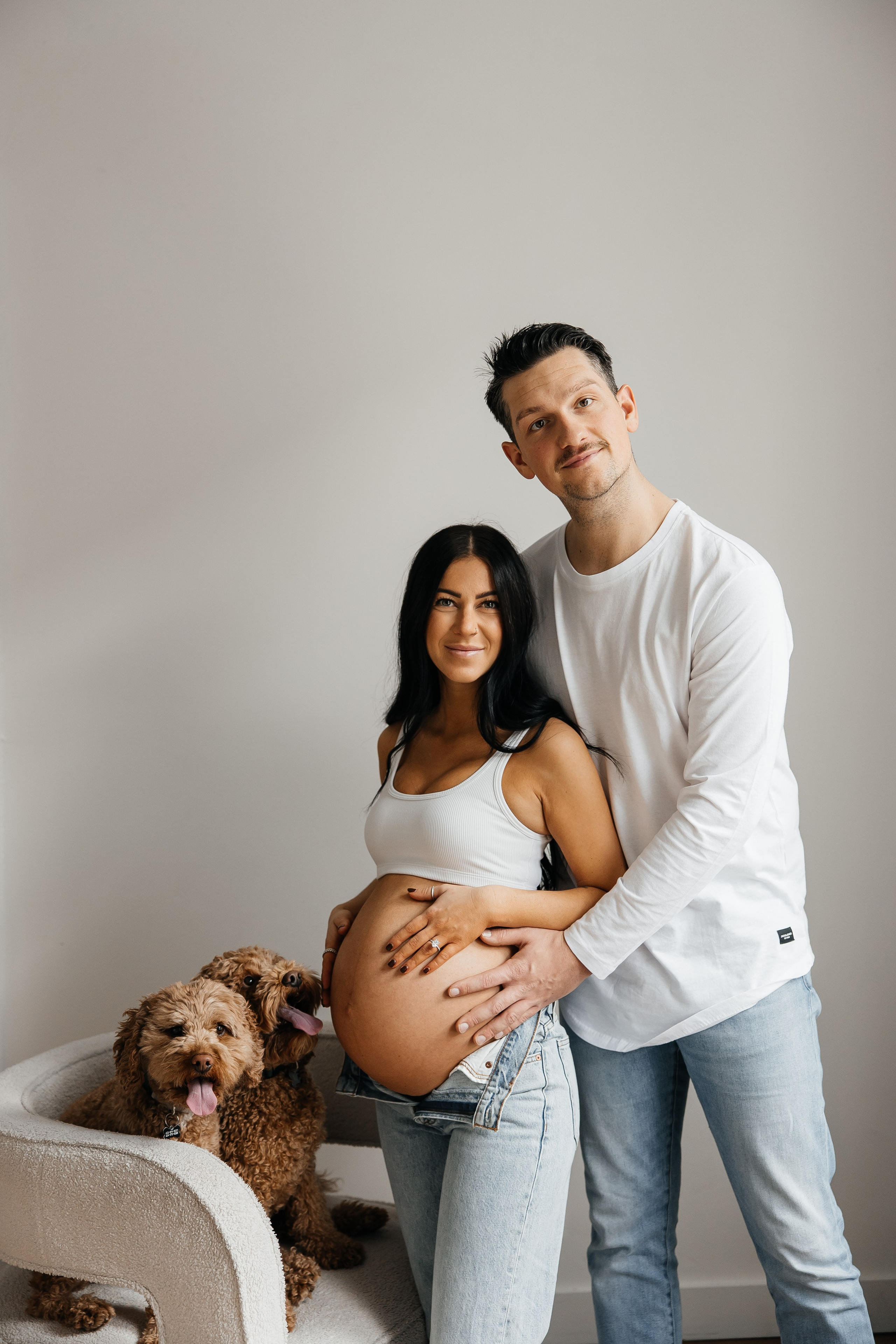 Maternity+2 cute dogs