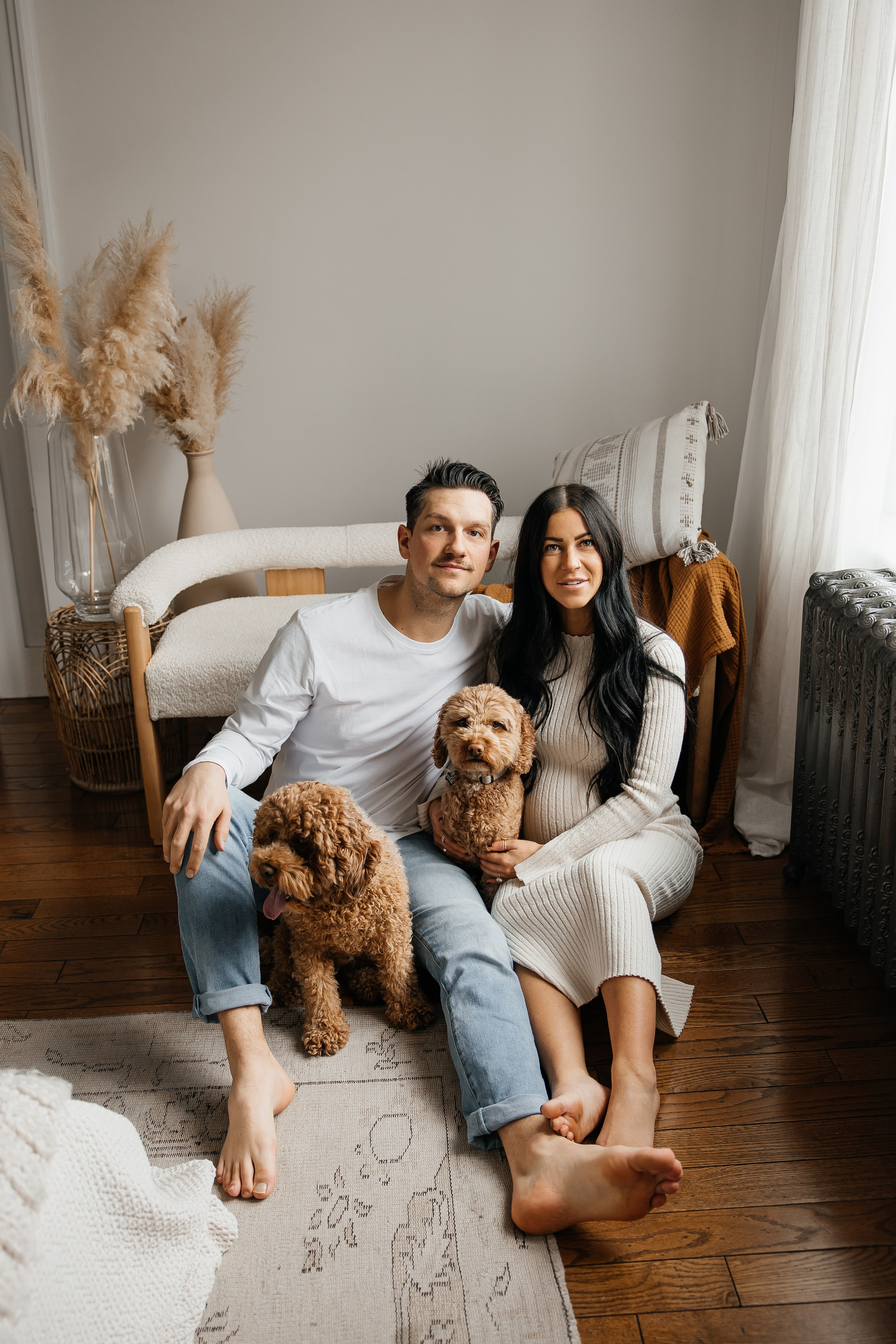 Maternity+2 cute dogs