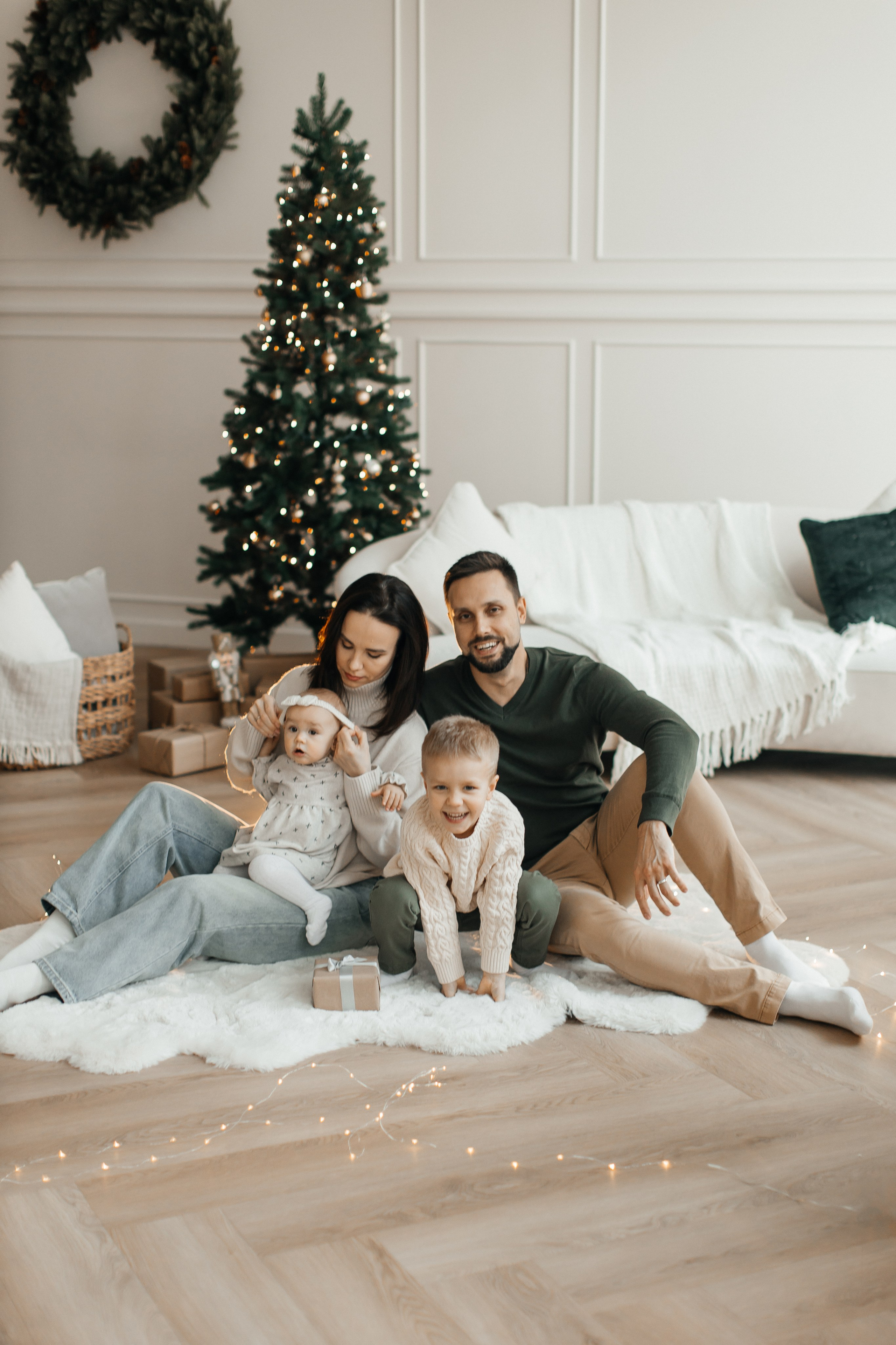 Family.Christmas photoshoot