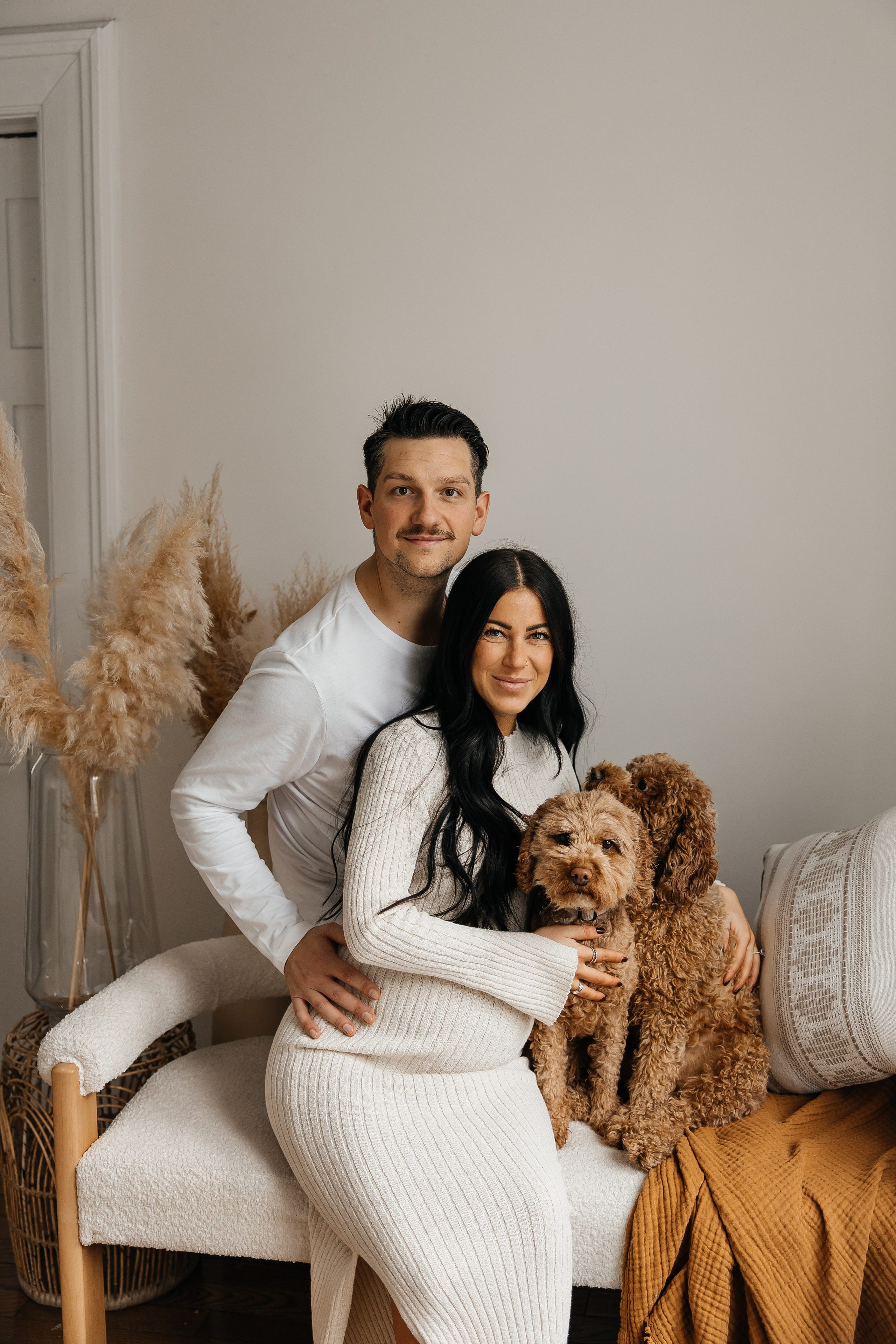 Maternity+2 cute dogs