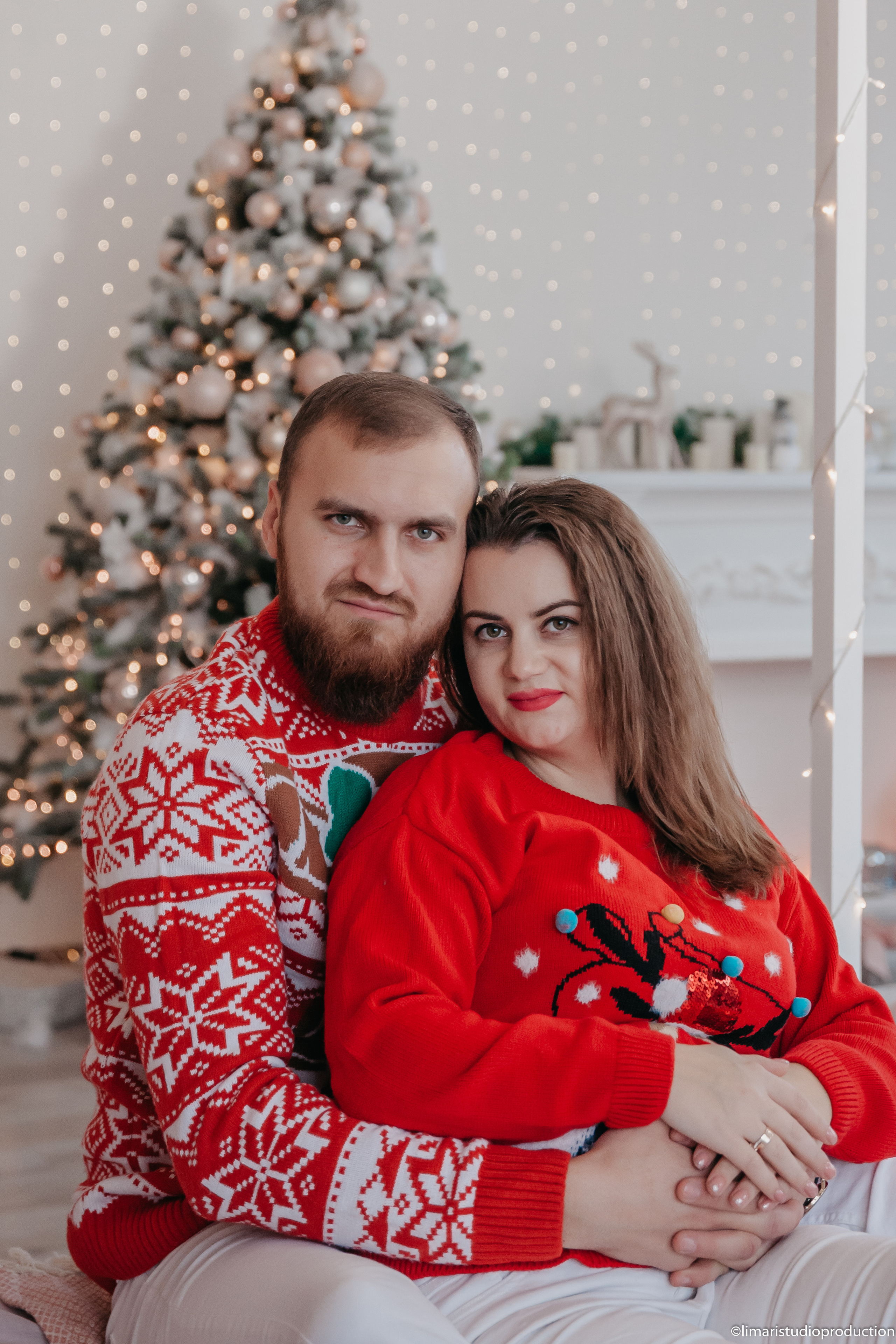 Новый год семьи Карпинеану. Фото видео в молдове