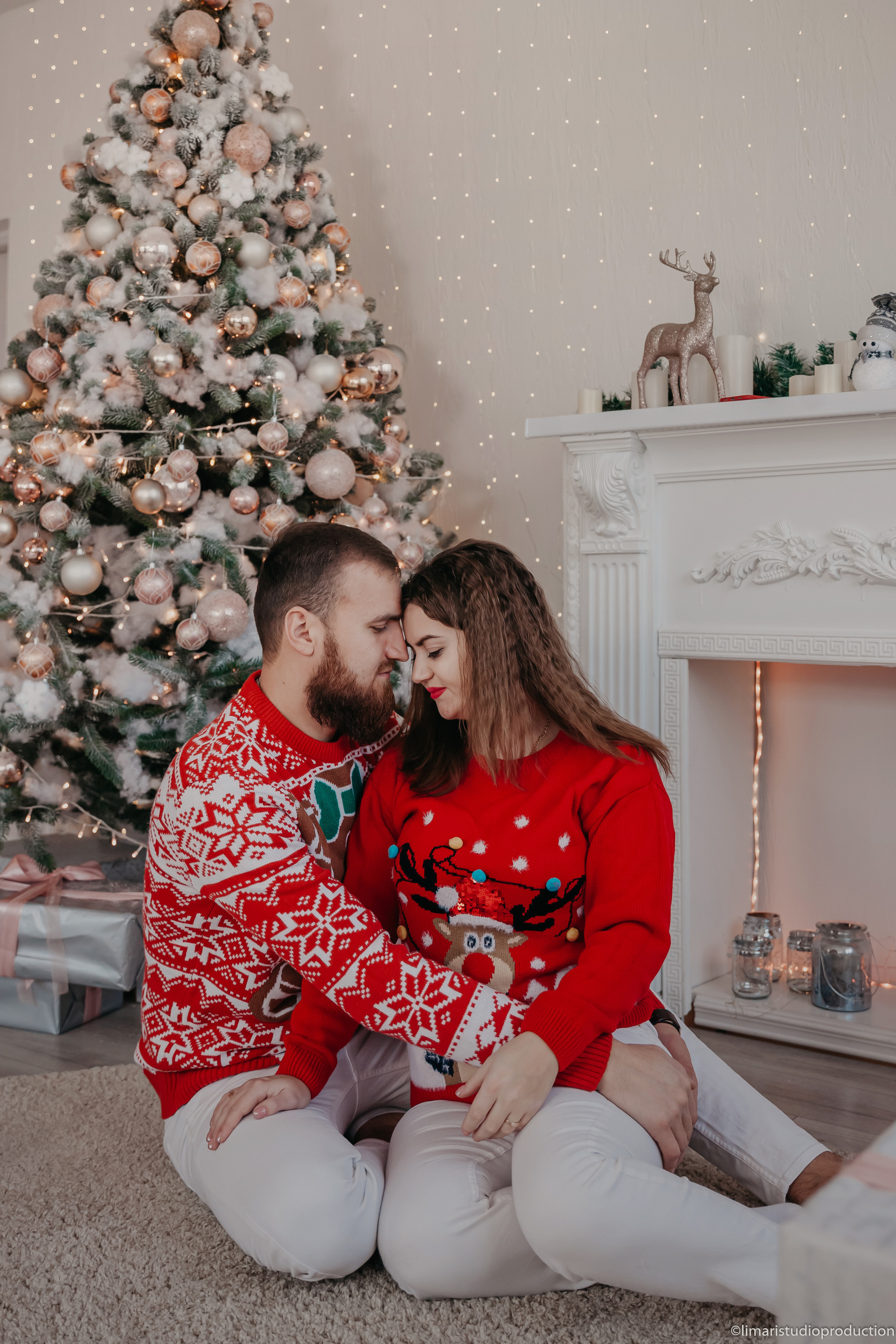 Новый год семьи Карпинеану. Фото видео в молдове