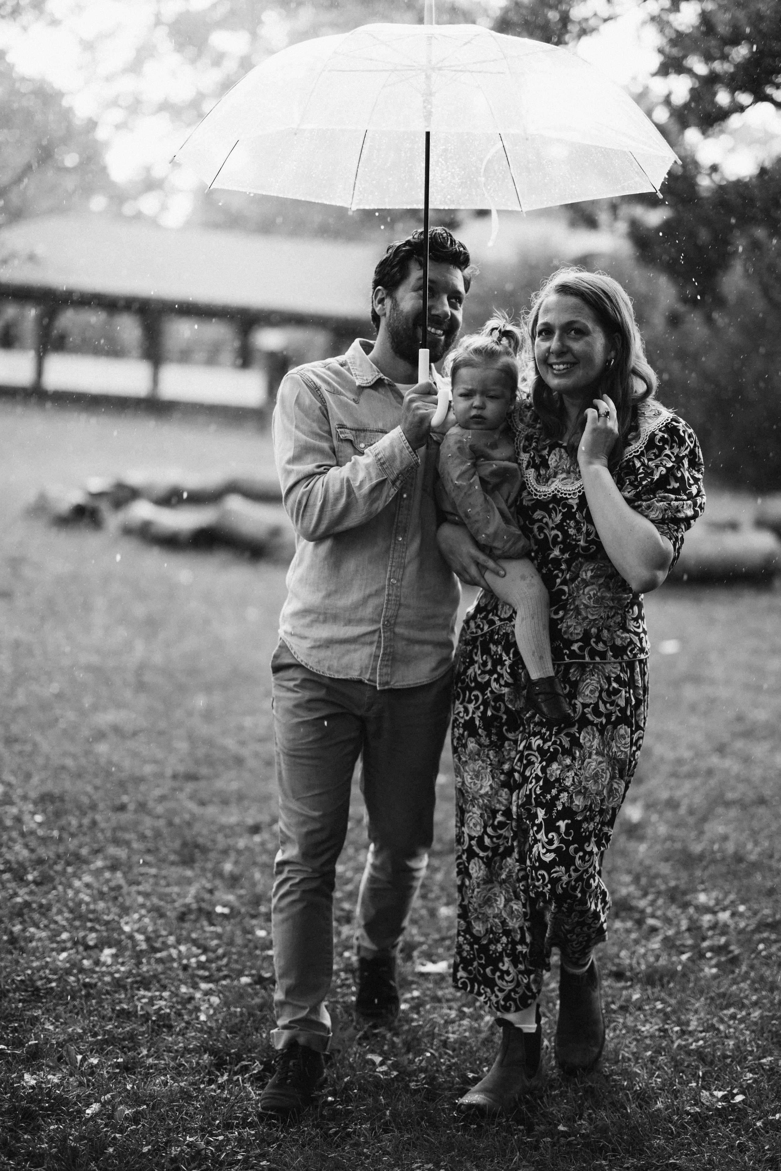 Under the rain. Wedding Photographer Toronto