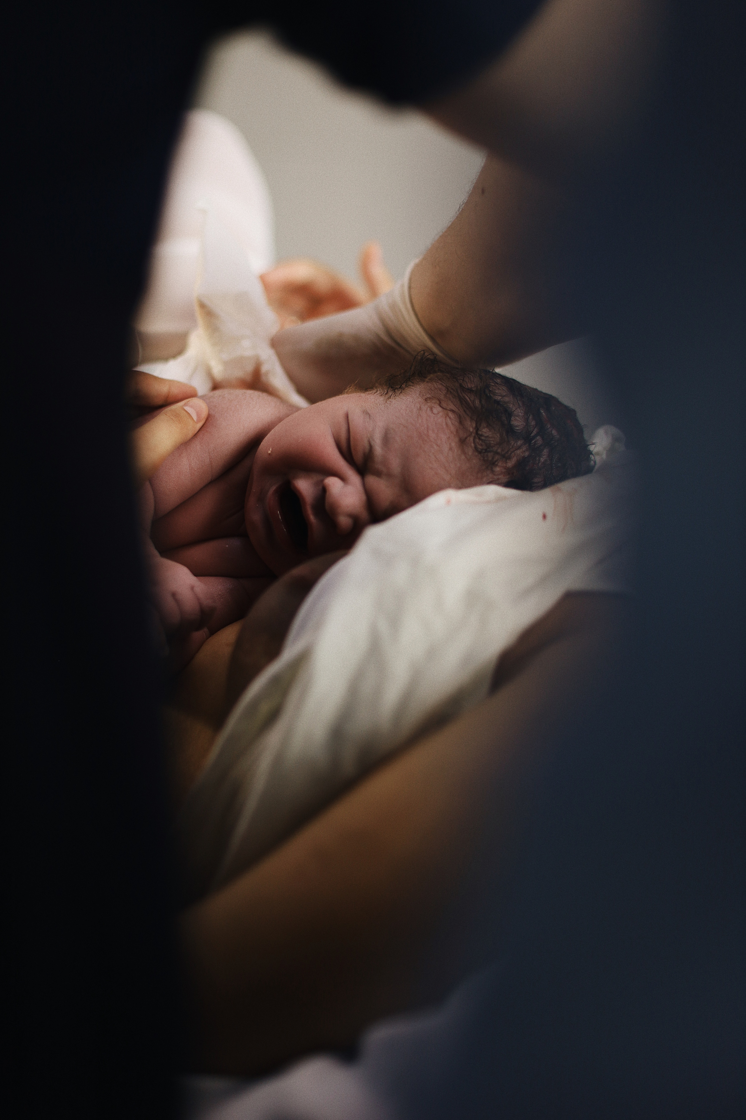 First cry. Wedding Photographer Toronto