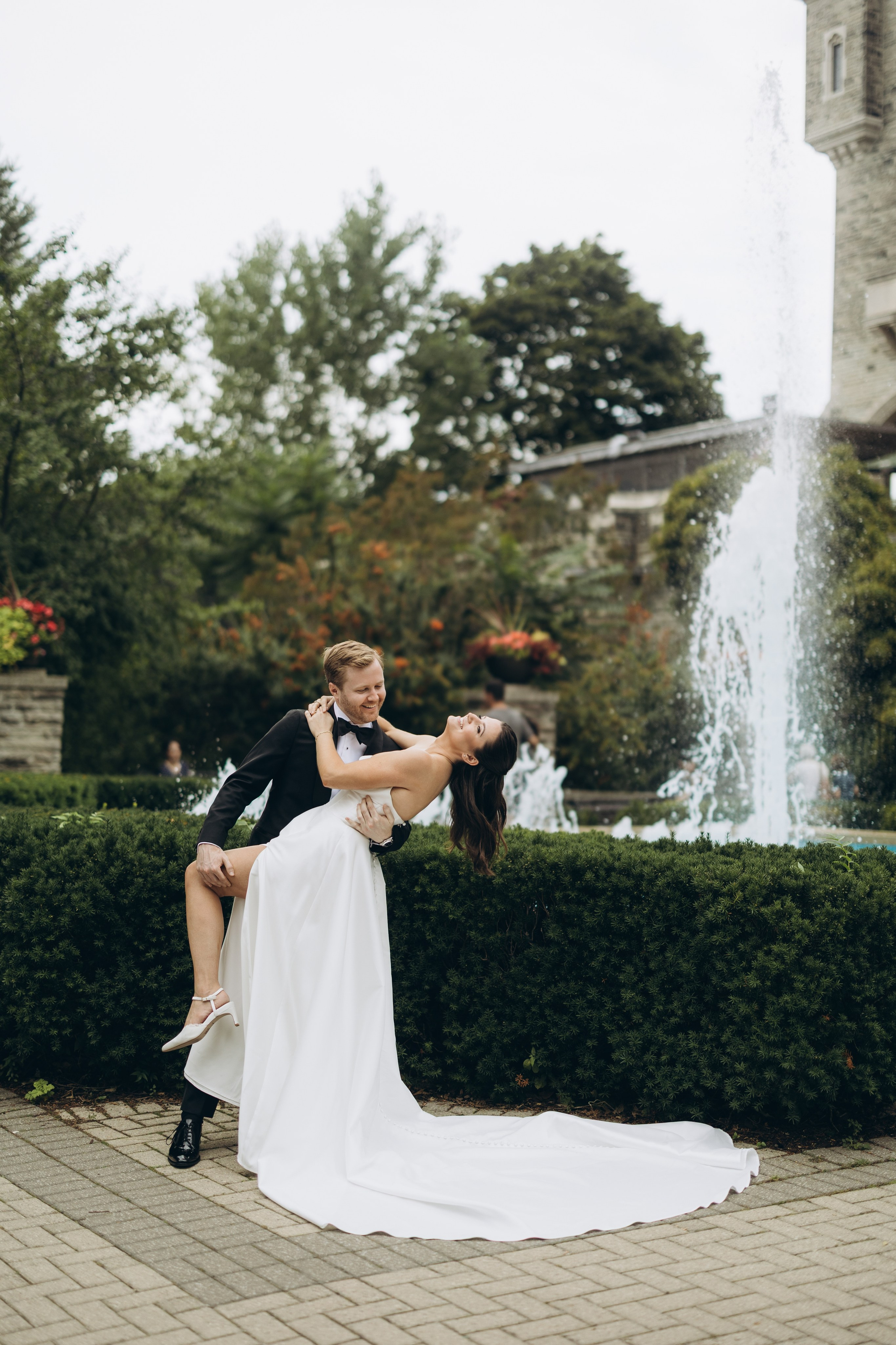 C&K Casa Loma. Wedding Photographer Toronto
