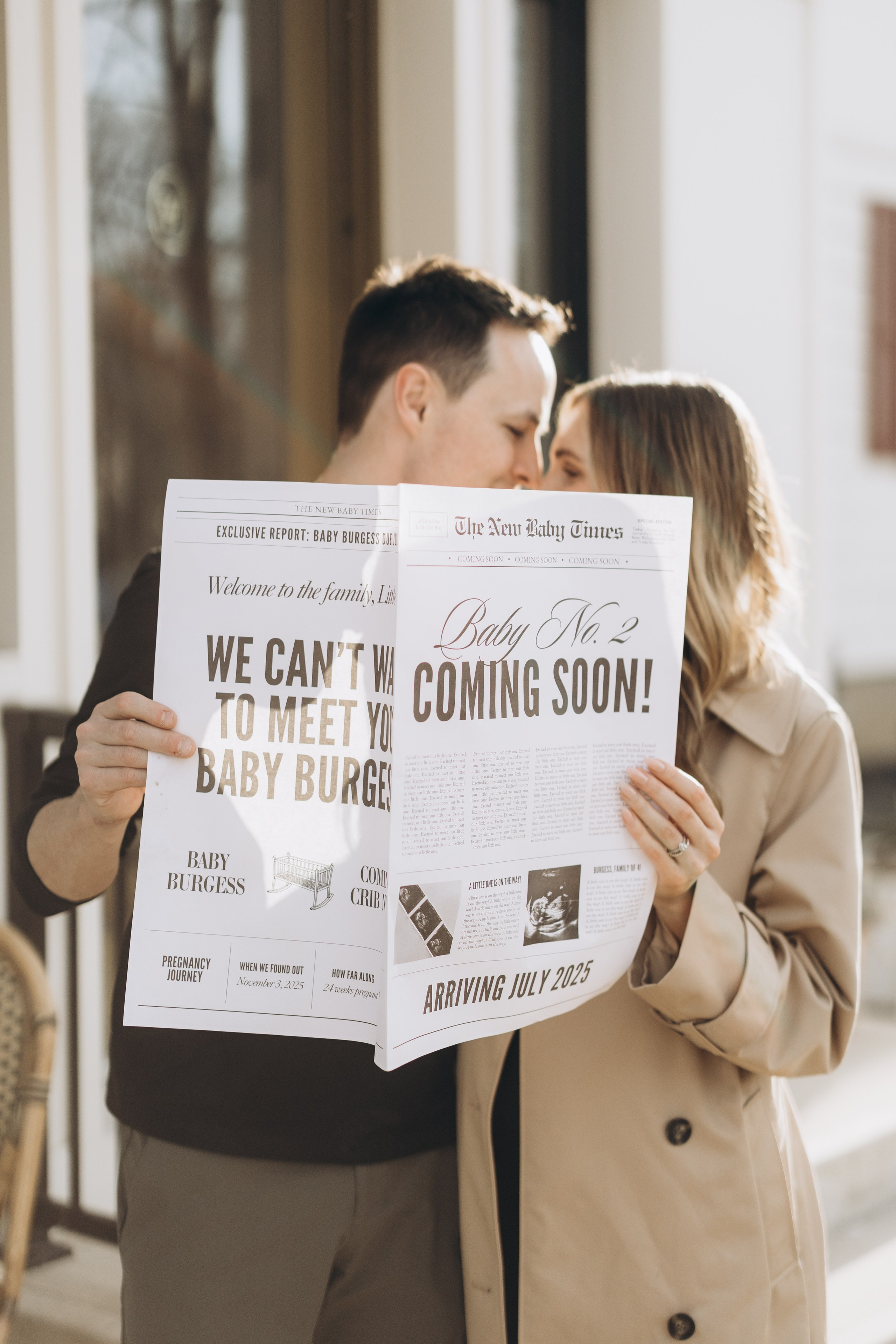Baby announcement. Wedding Photographer Toronto