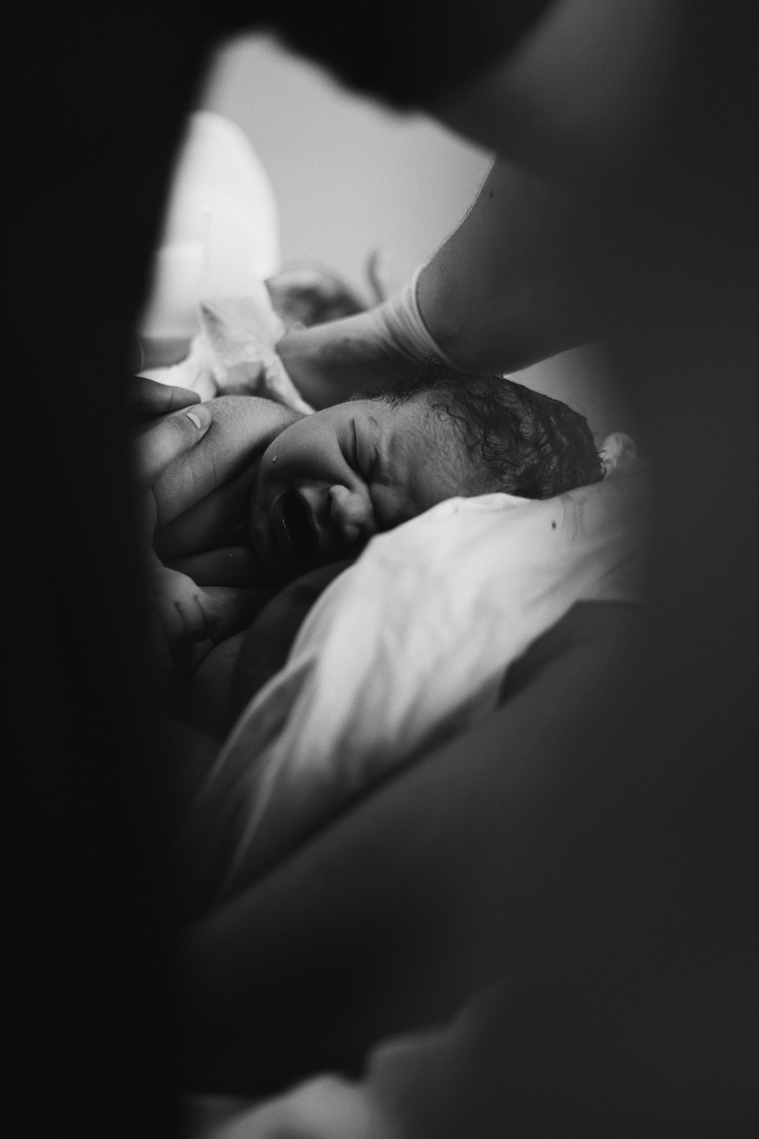 First cry. Wedding Photographer Toronto