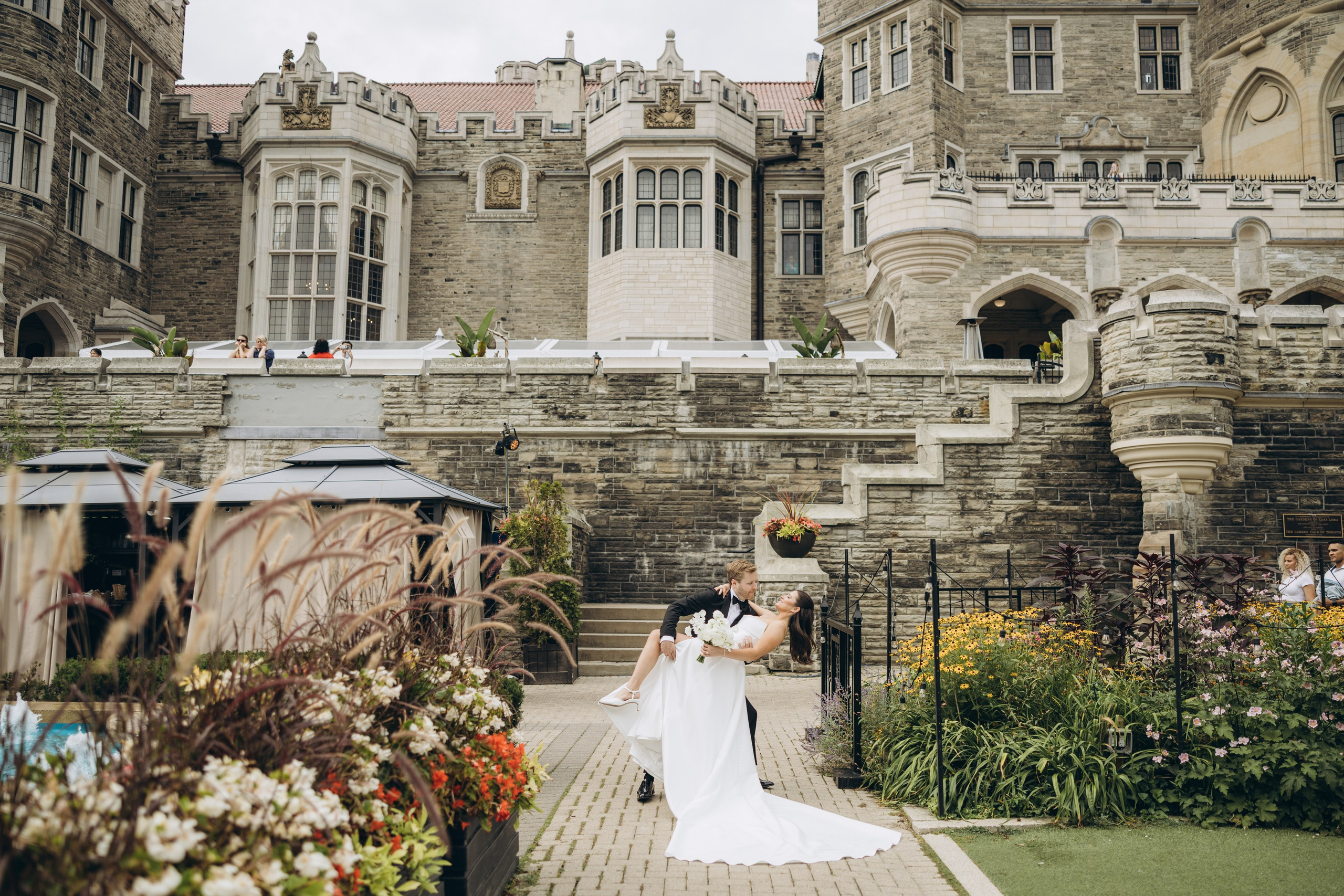 C&K Casa Loma. Wedding Photographer Toronto