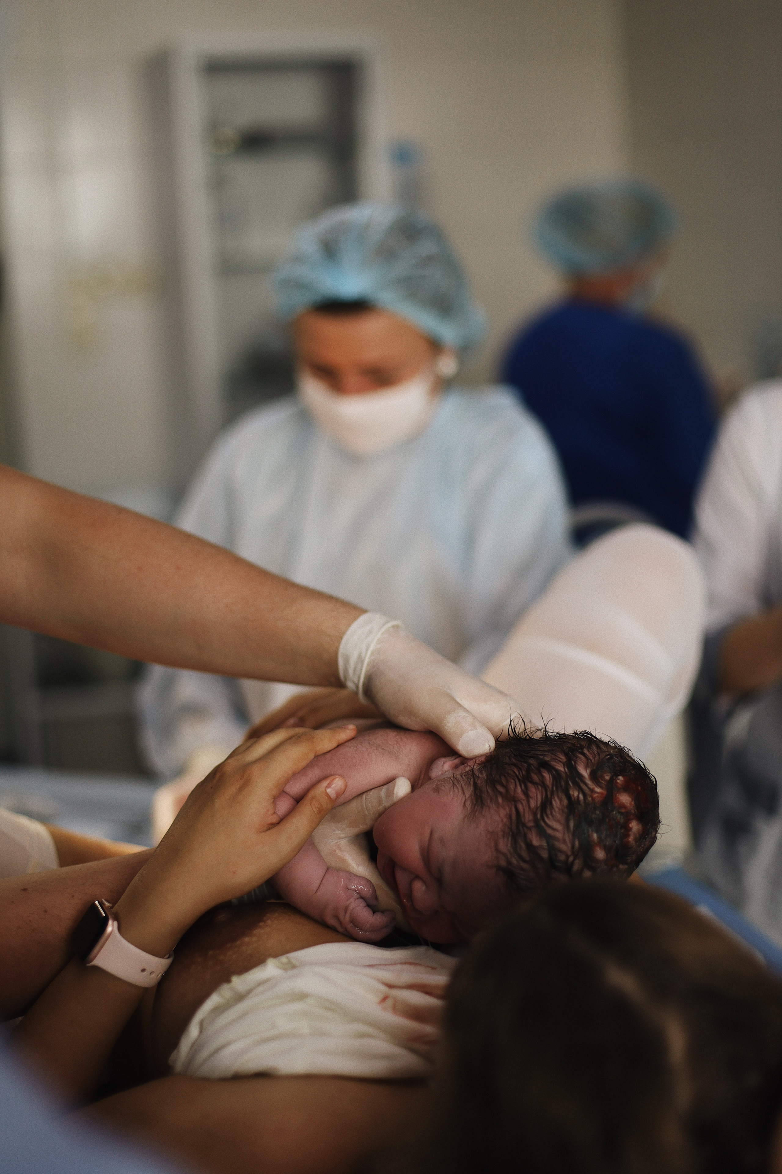 First cry. Wedding Photographer Toronto