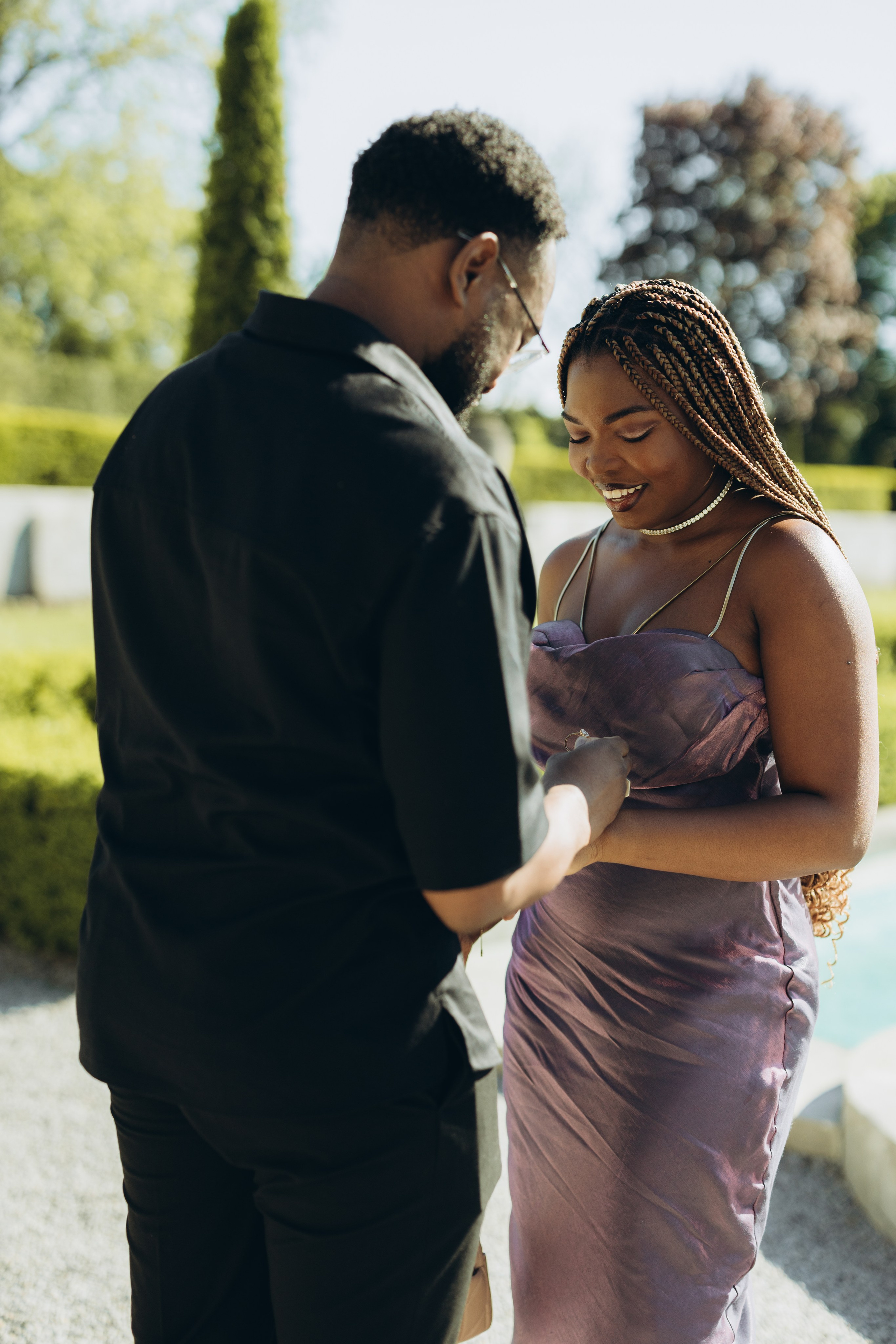 Proposal in Parkwood. Wedding Photographer Toronto