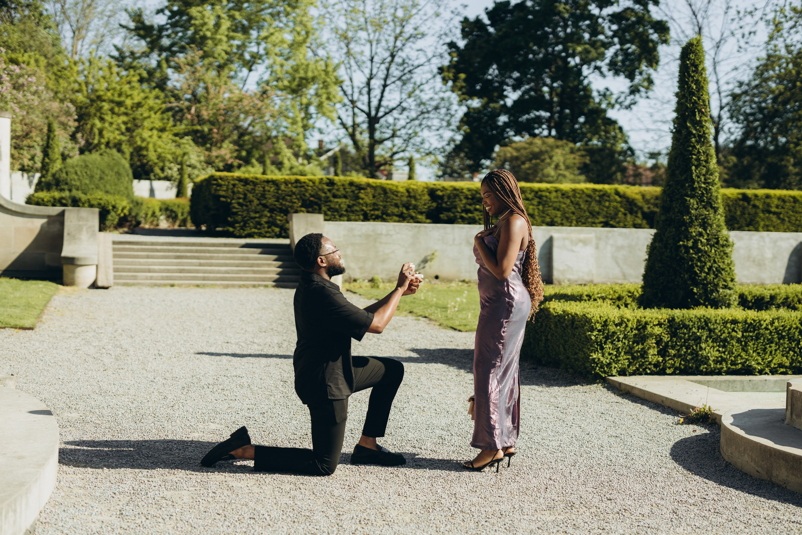 Proposal in Parkwood. Wedding Photographer Toronto