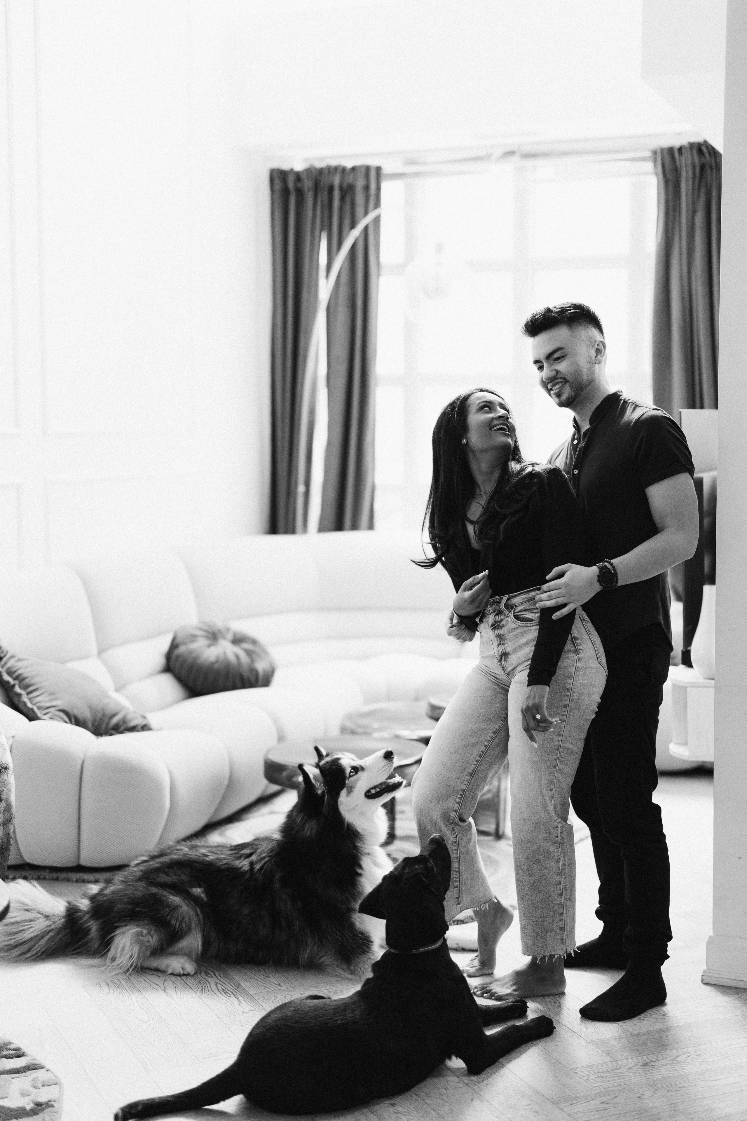 Love at home!. Wedding Photographer Toronto