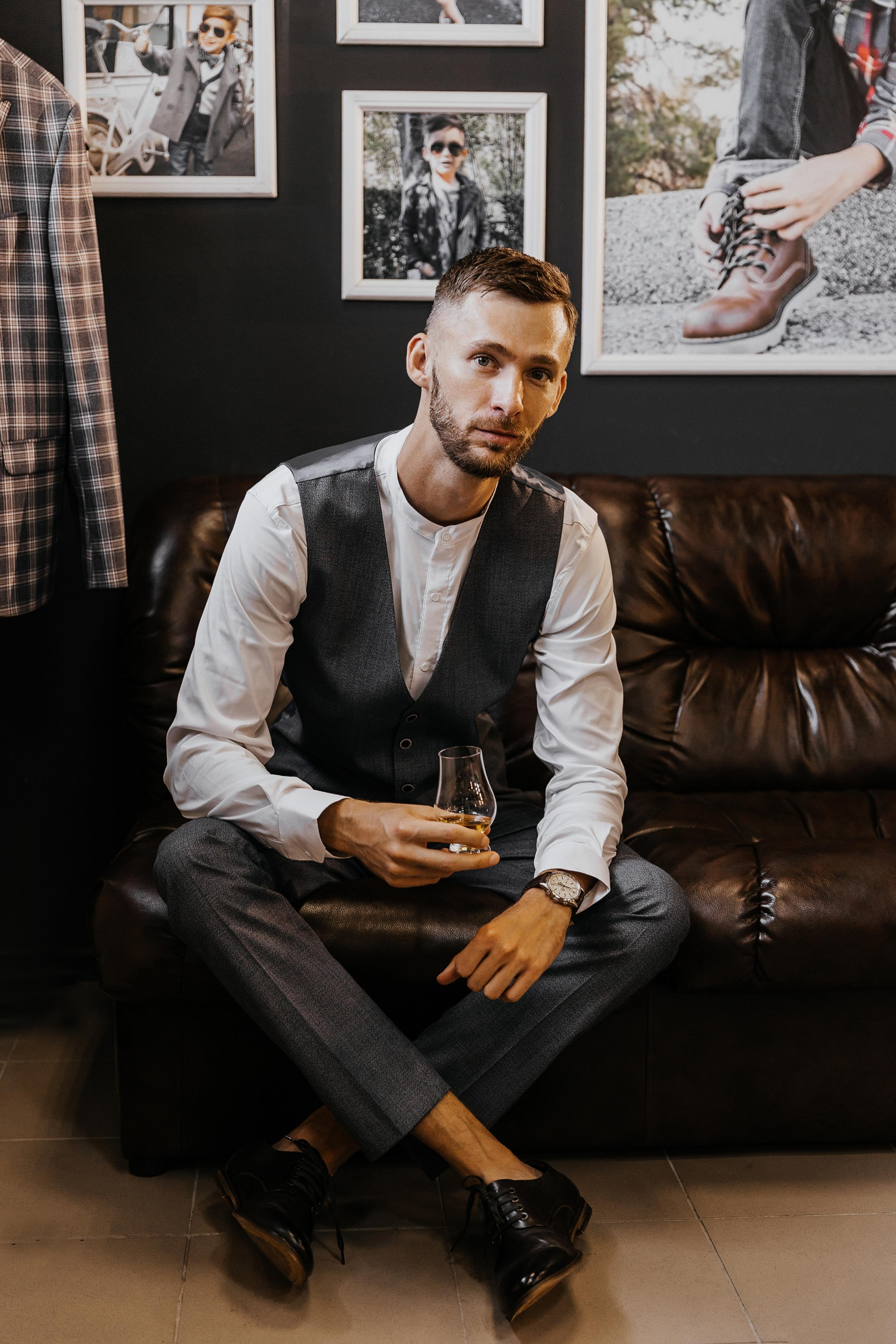 портрет жениха утром