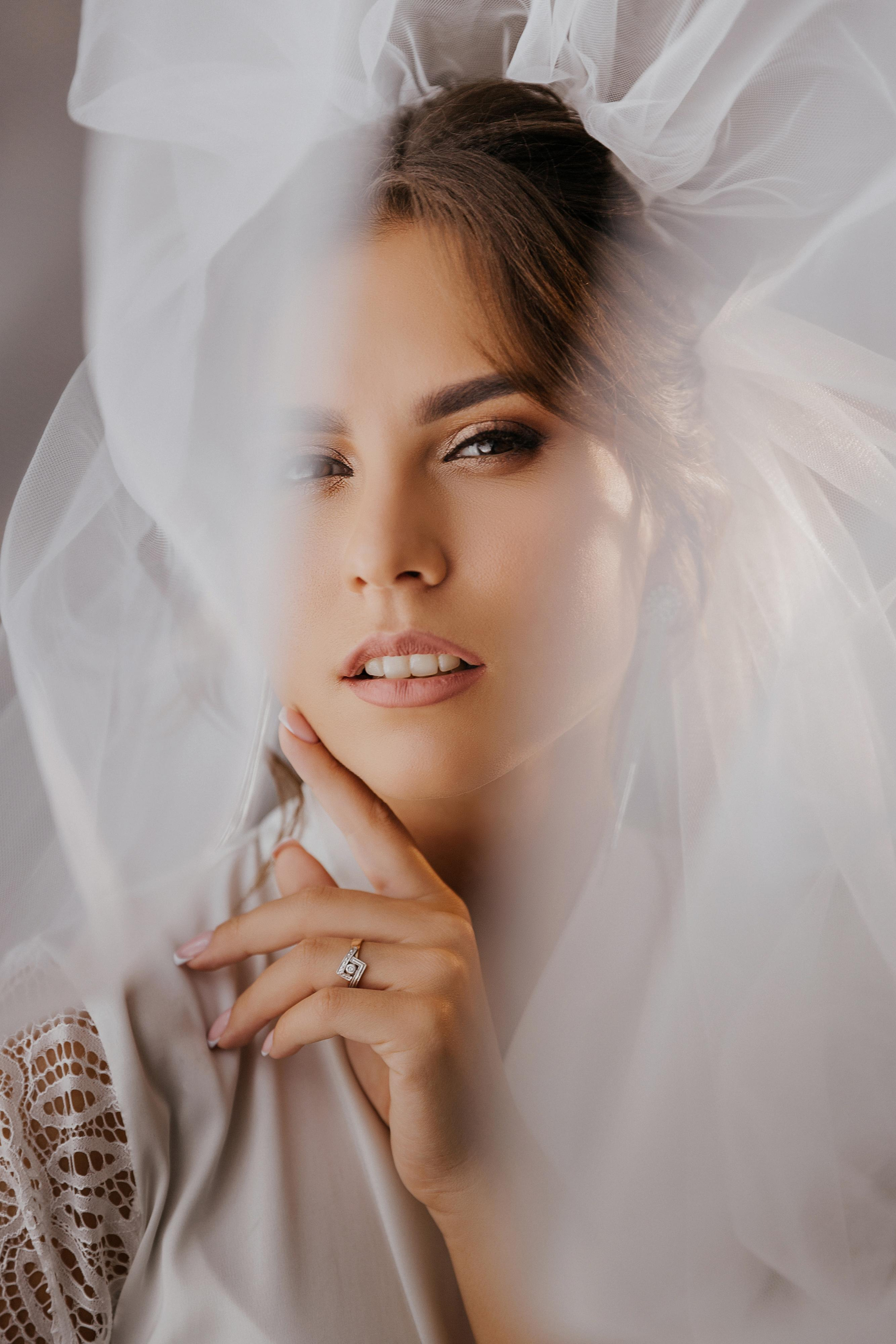 портрет невесты утром