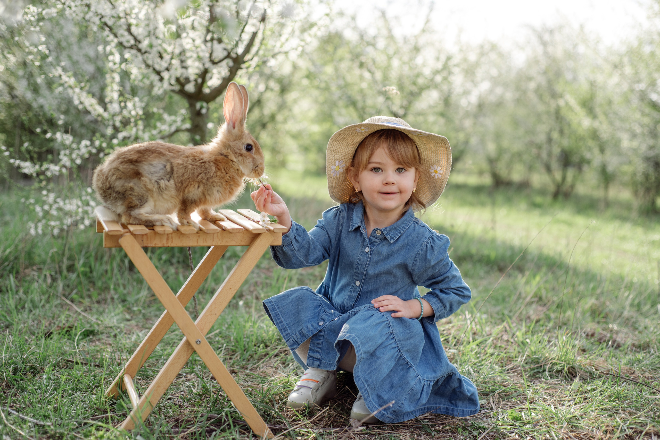 Яся і кролик. Фотограф новонароджених (newborn) та материнства у Житомирі Анна Якимчук