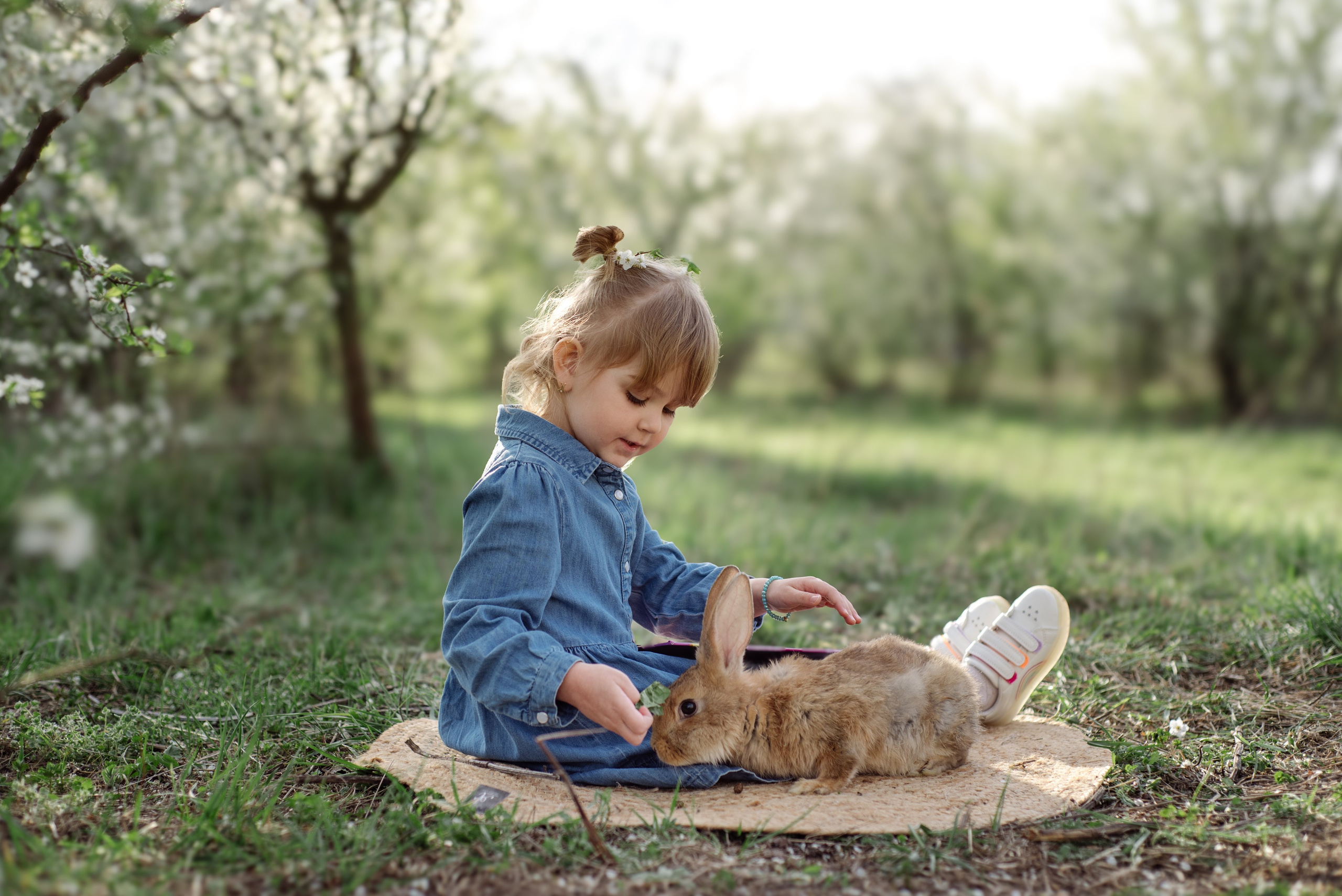 Яся і кролик. Фотограф новонароджених (newborn) та материнства у Житомирі Анна Якимчук