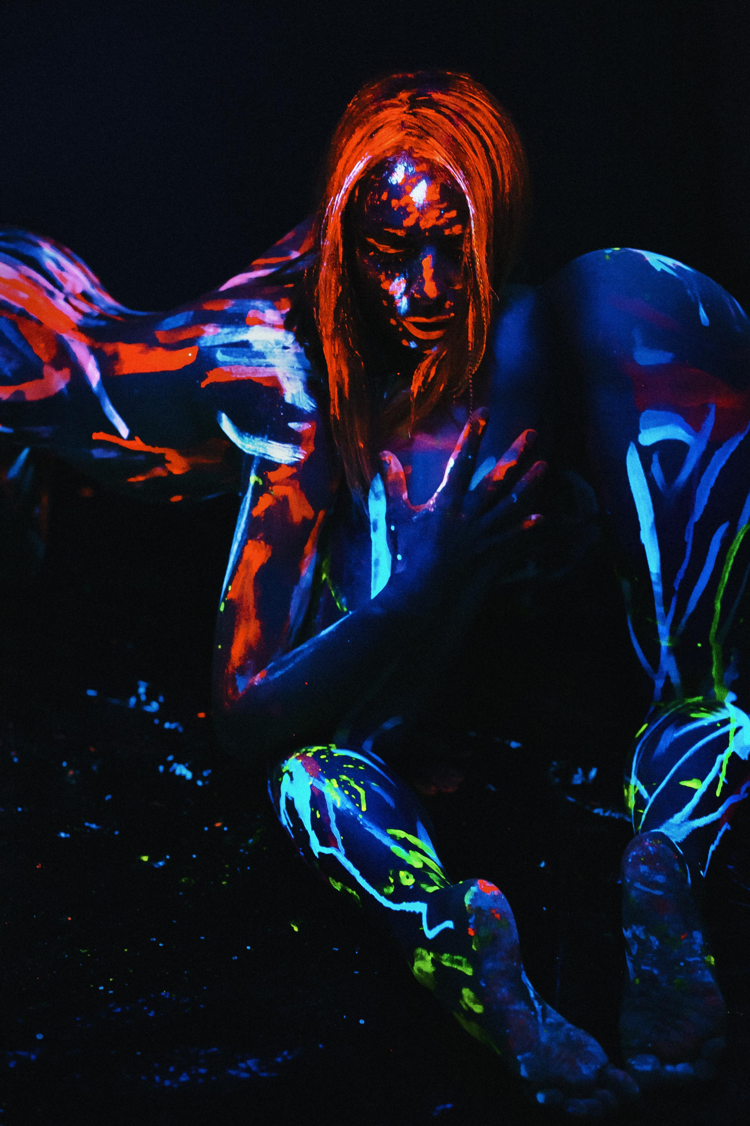 Неонова фотосесія. Портретний та репортажний фотограф в Києві Юрій Корнійчук