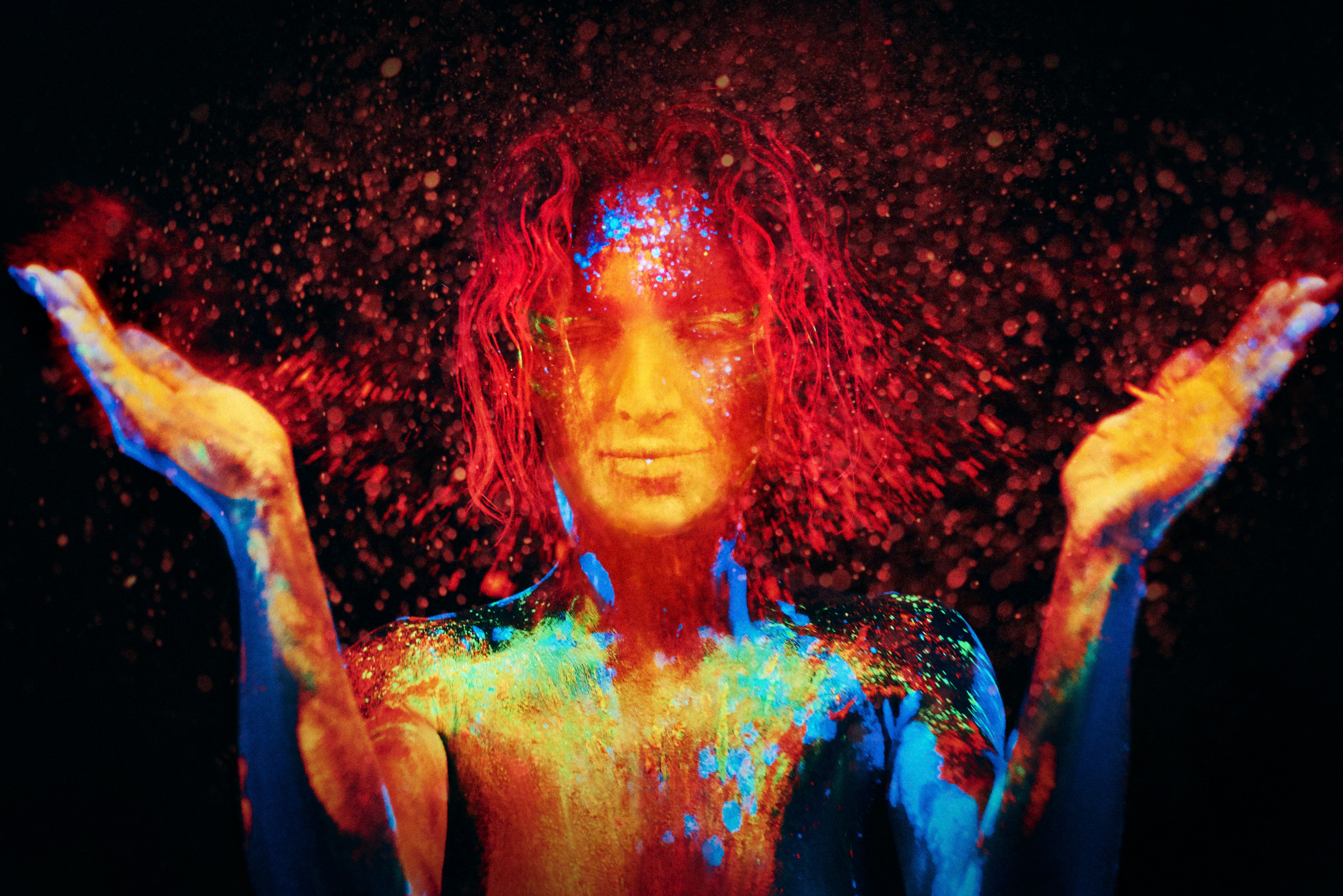 Неонова фотосесія. Портретний та репортажний фотограф в Києві Юрій Корнійчук