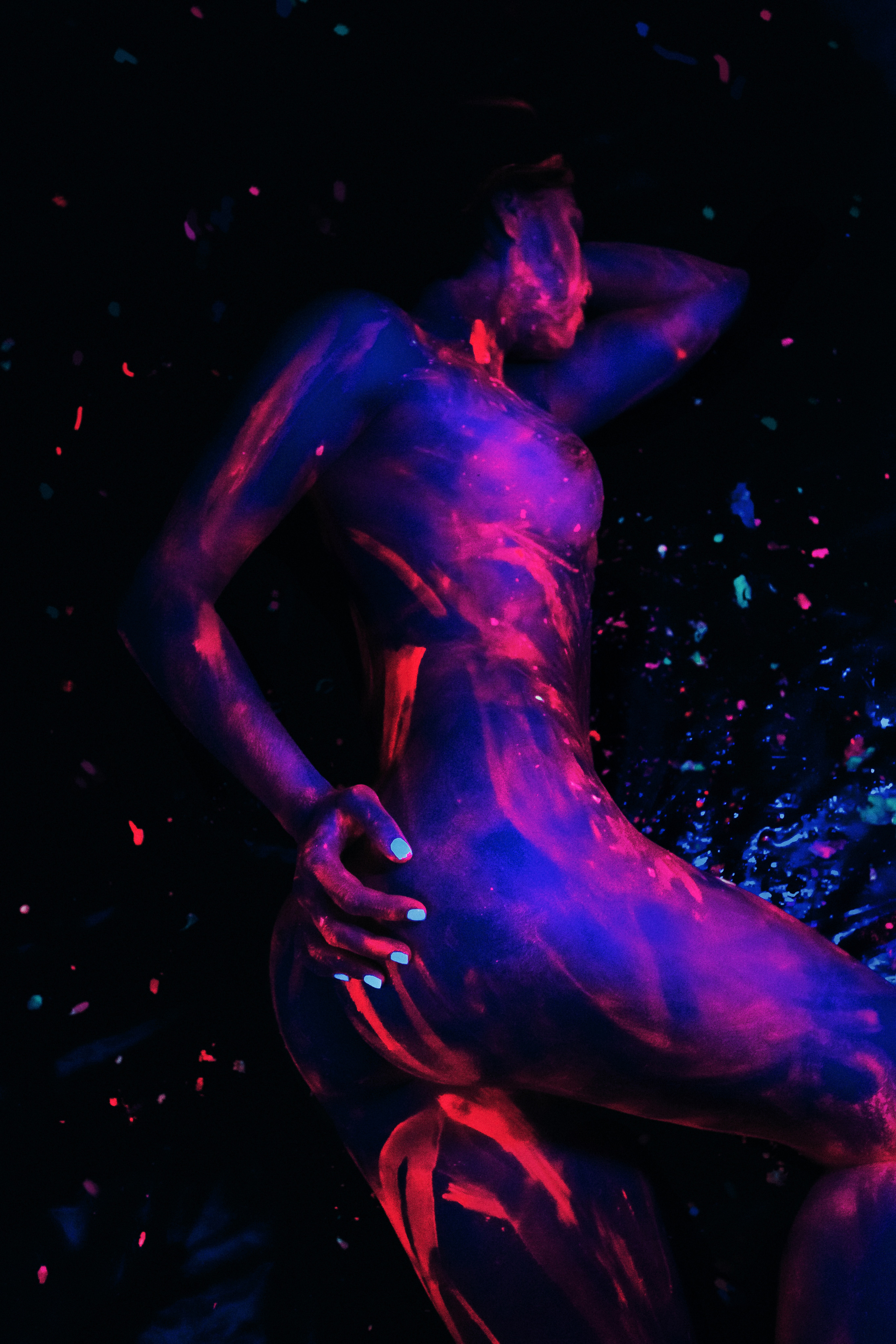 Неонова фотосесія. Портретний та репортажний фотограф в Києві Юрій Корнійчук