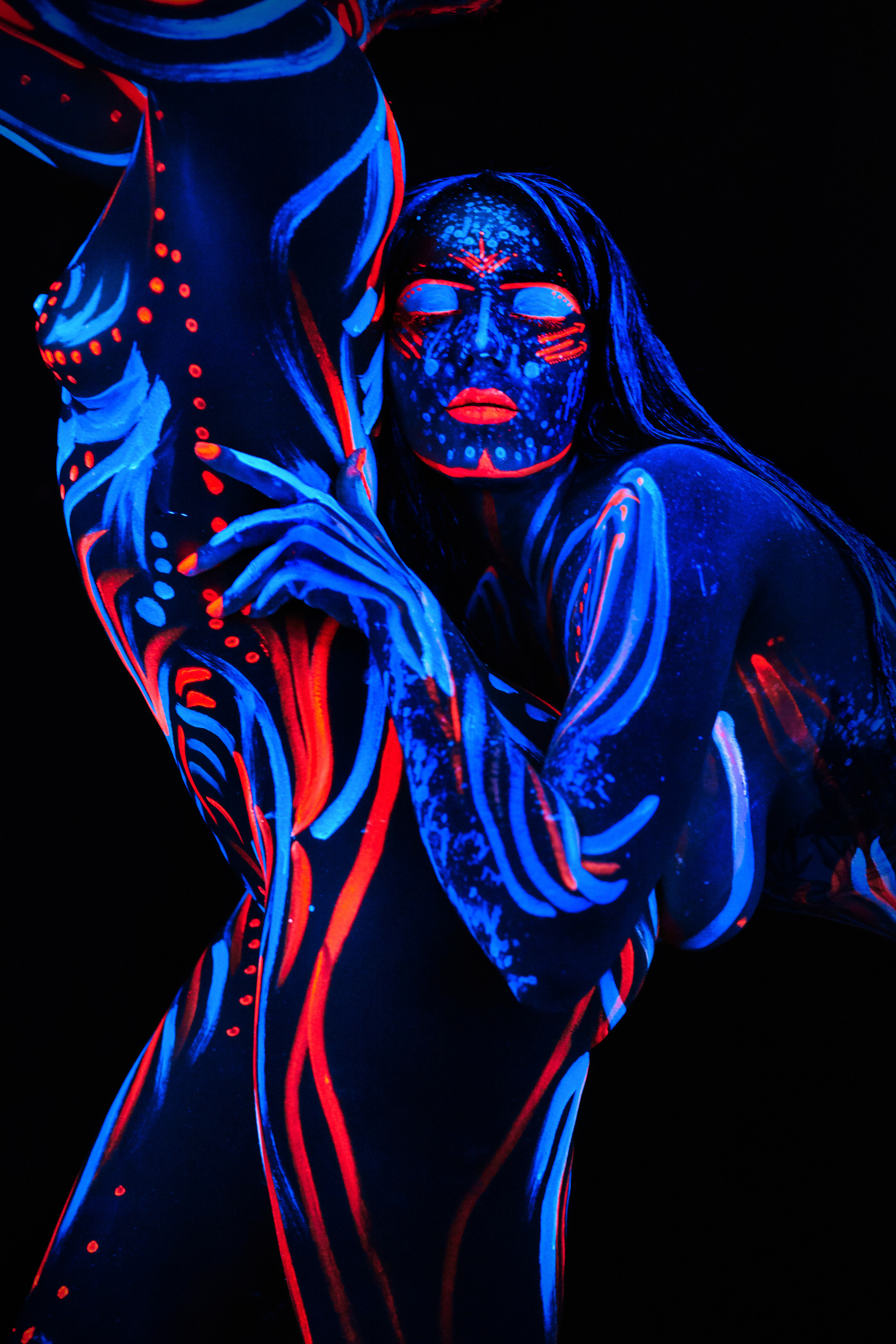 Неонова фотосесія. Портретний та репортажний фотограф в Києві Юрій Корнійчук