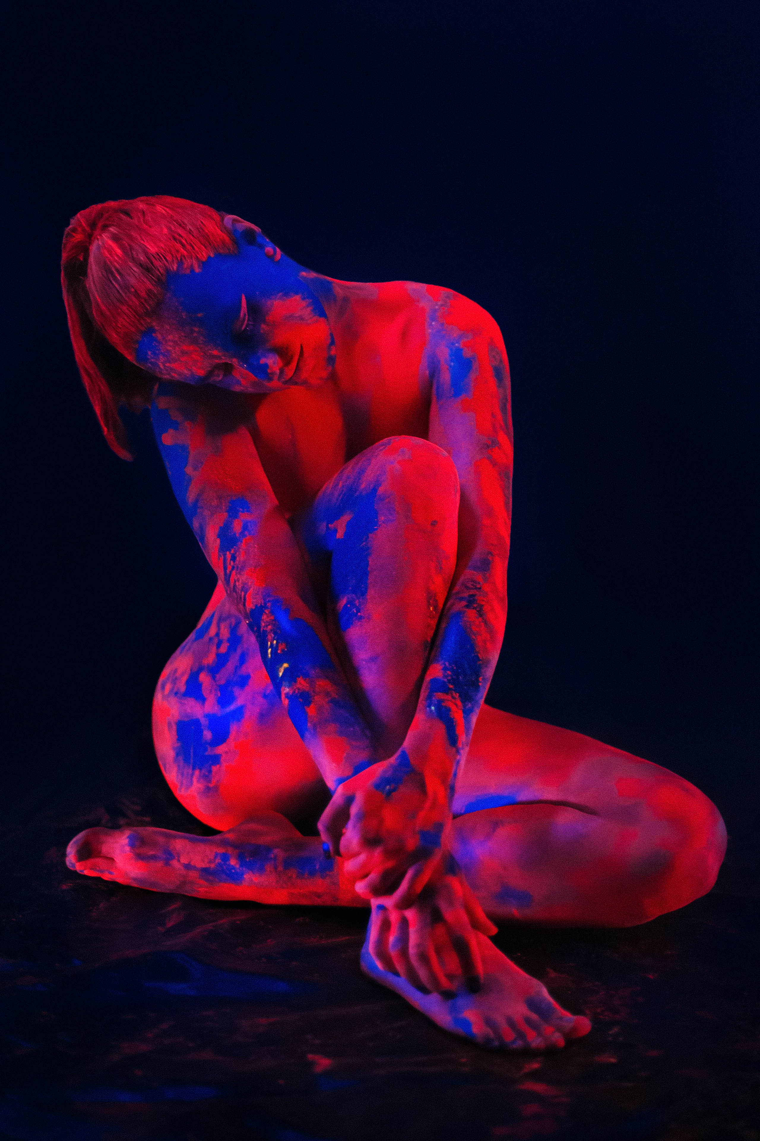 Неонова фотосесія. Портретний та репортажний фотограф в Києві Юрій Корнійчук