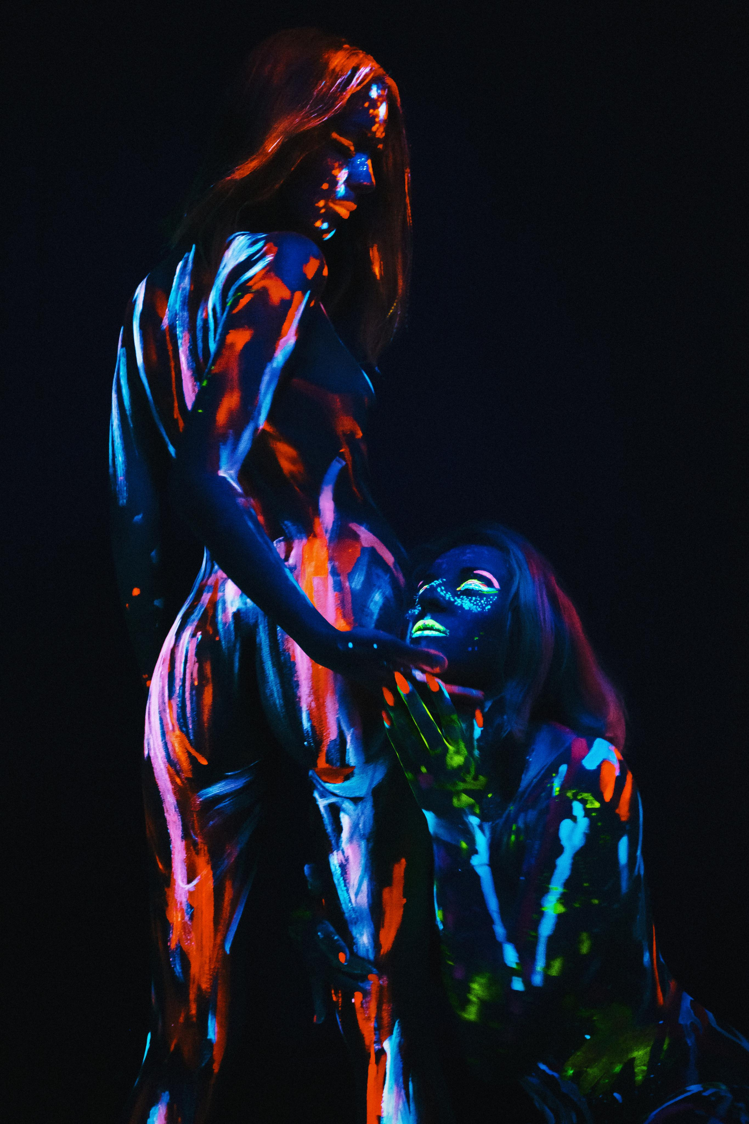 Неонова фотосесія. Портретний та репортажний фотограф в Києві Юрій Корнійчук