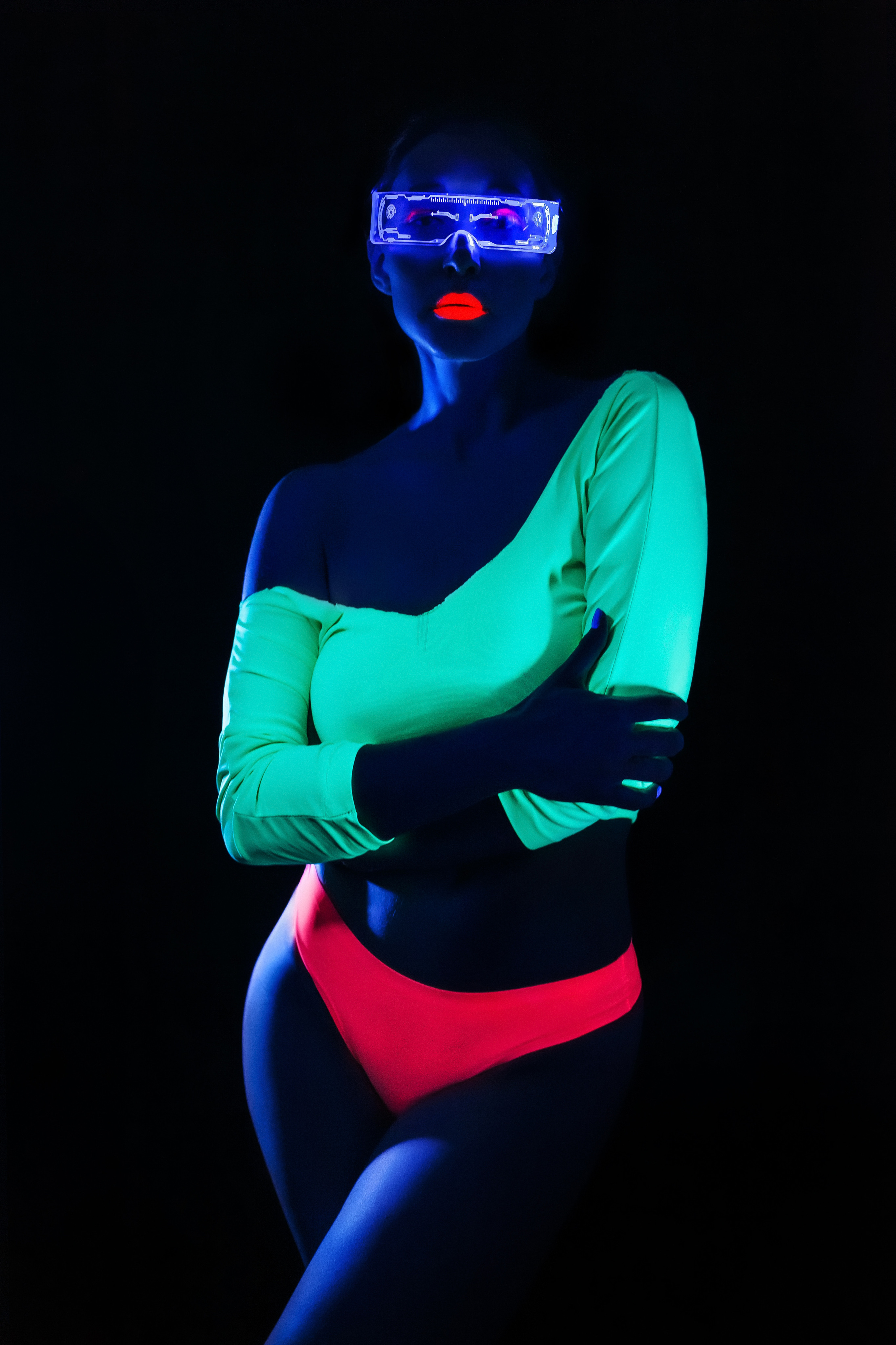 Неонова фотосесія. Портретний та репортажний фотограф в Києві Юрій Корнійчук