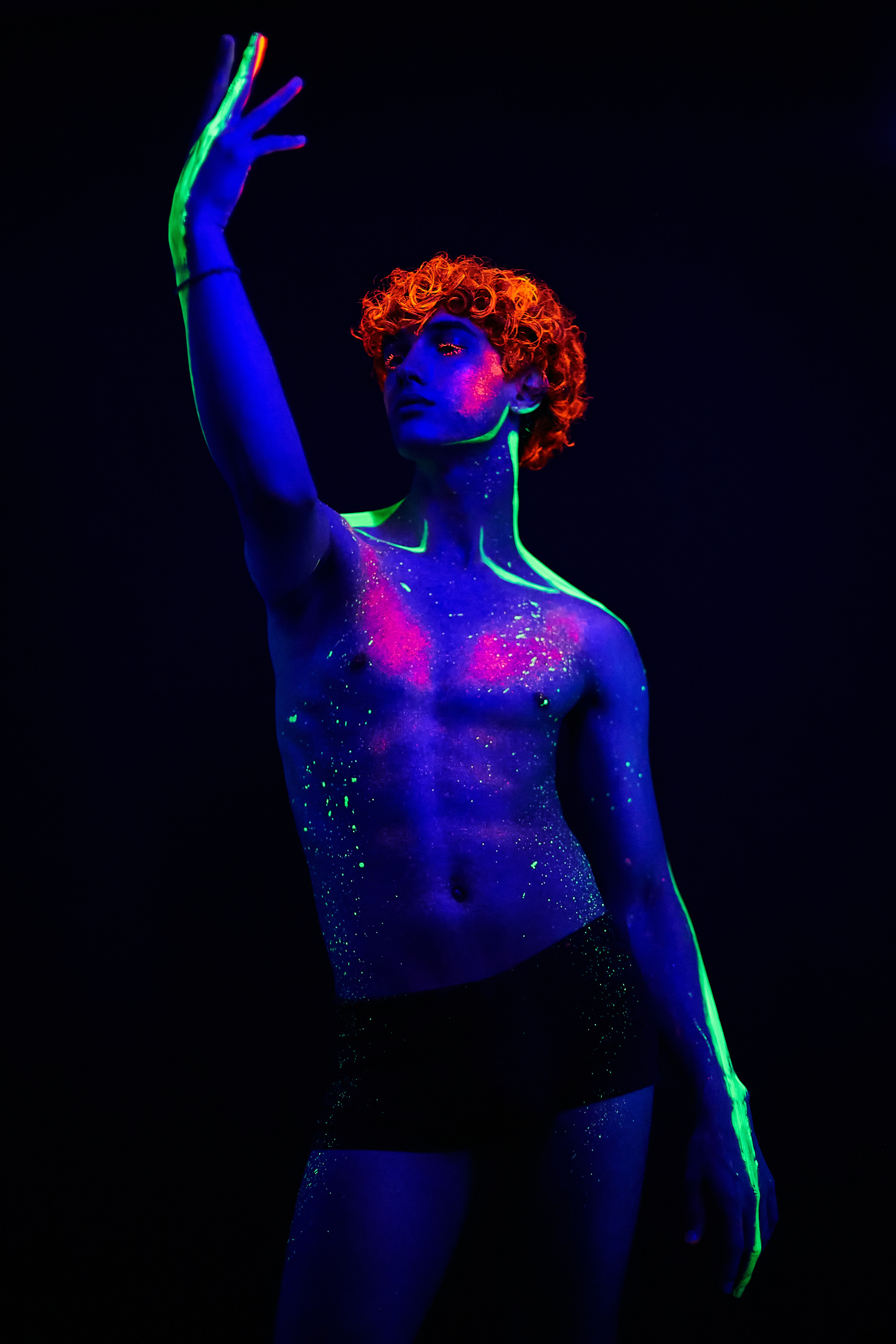 Неонова фотосесія. Портретний та репортажний фотограф в Києві Юрій Корнійчук