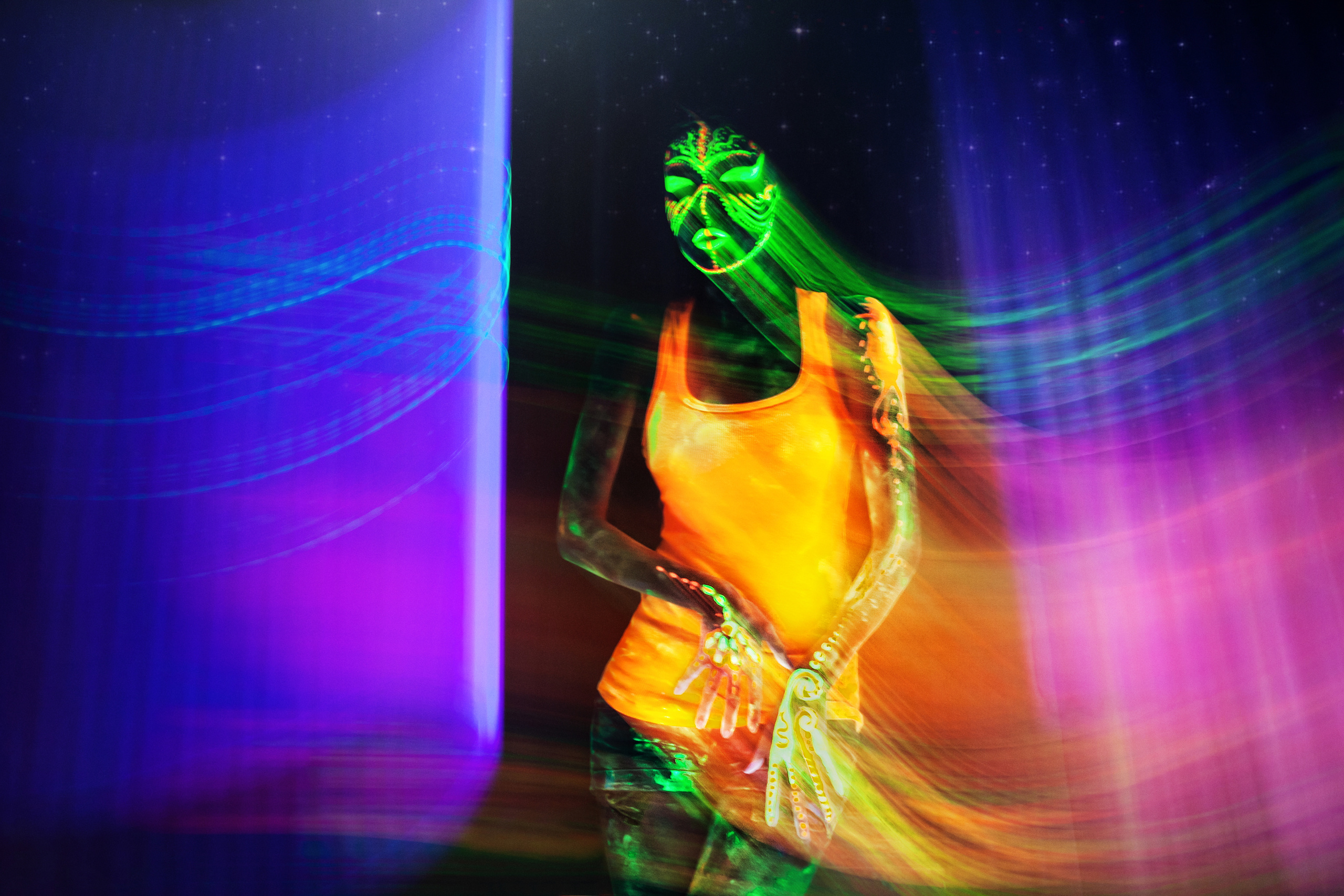 Неонова фотосесія. Портретний та репортажний фотограф в Києві Юрій Корнійчук