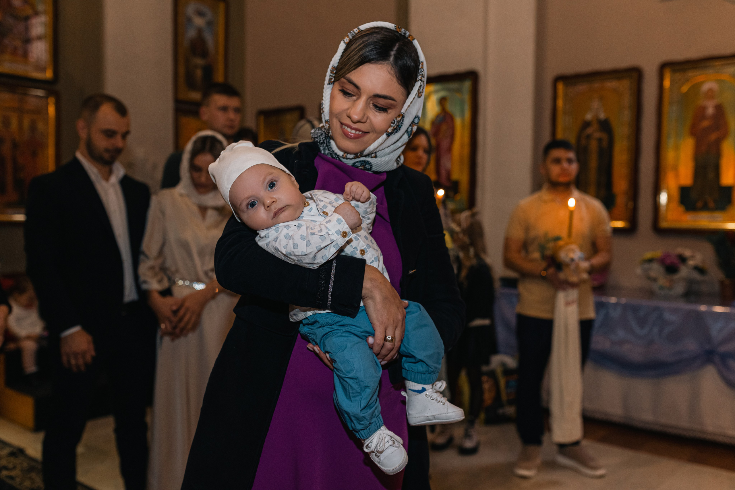 Il battesimo di Leo. Fotografa ritrattista Olga Ferrara Bologna Padova