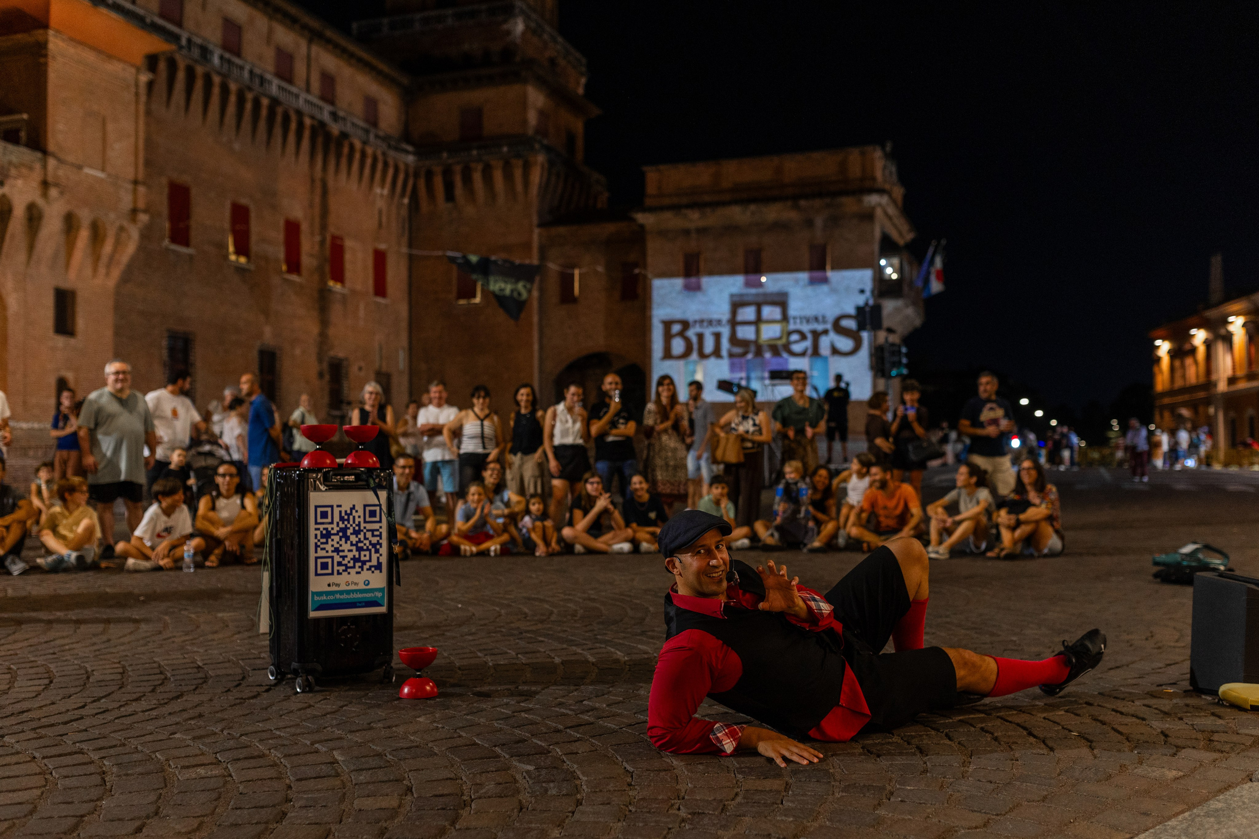 Ferrara Buskers Festival Day 1. Fotografa ritrattista Olga Ferrara Bologna Padova