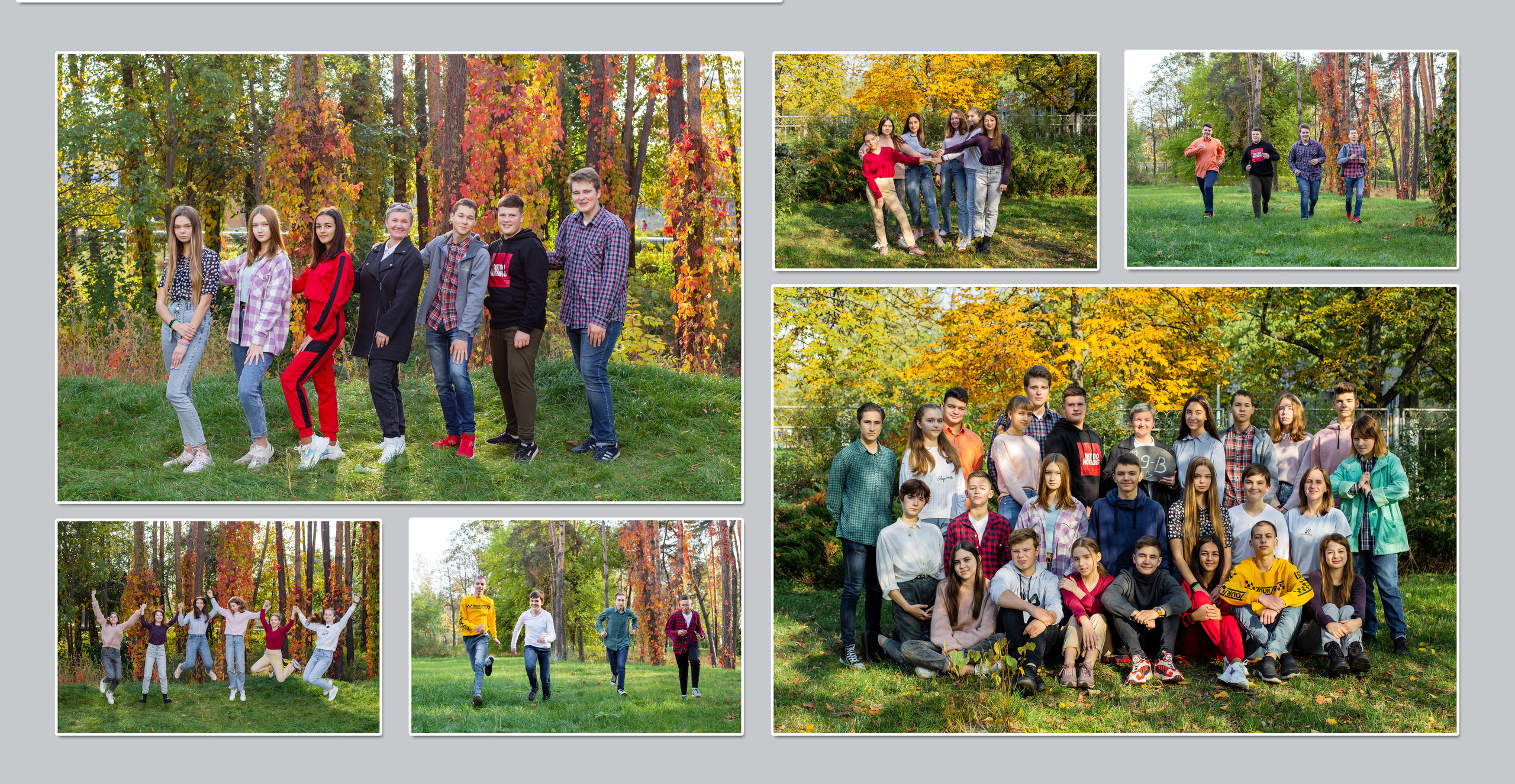 Album di classe della scuola superiore. Fotografa ritrattista Olga Ferrara Bologna Padova