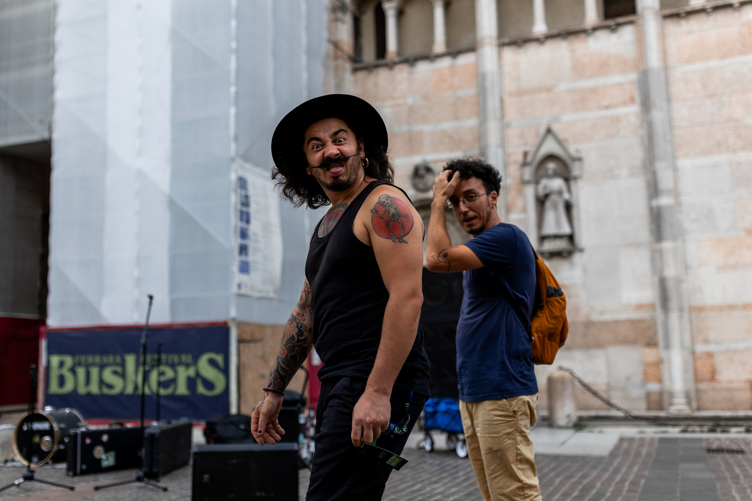 Ferrara Buskers Festival Day 1. Fotografa ritrattista Olga Ferrara Bologna Padova