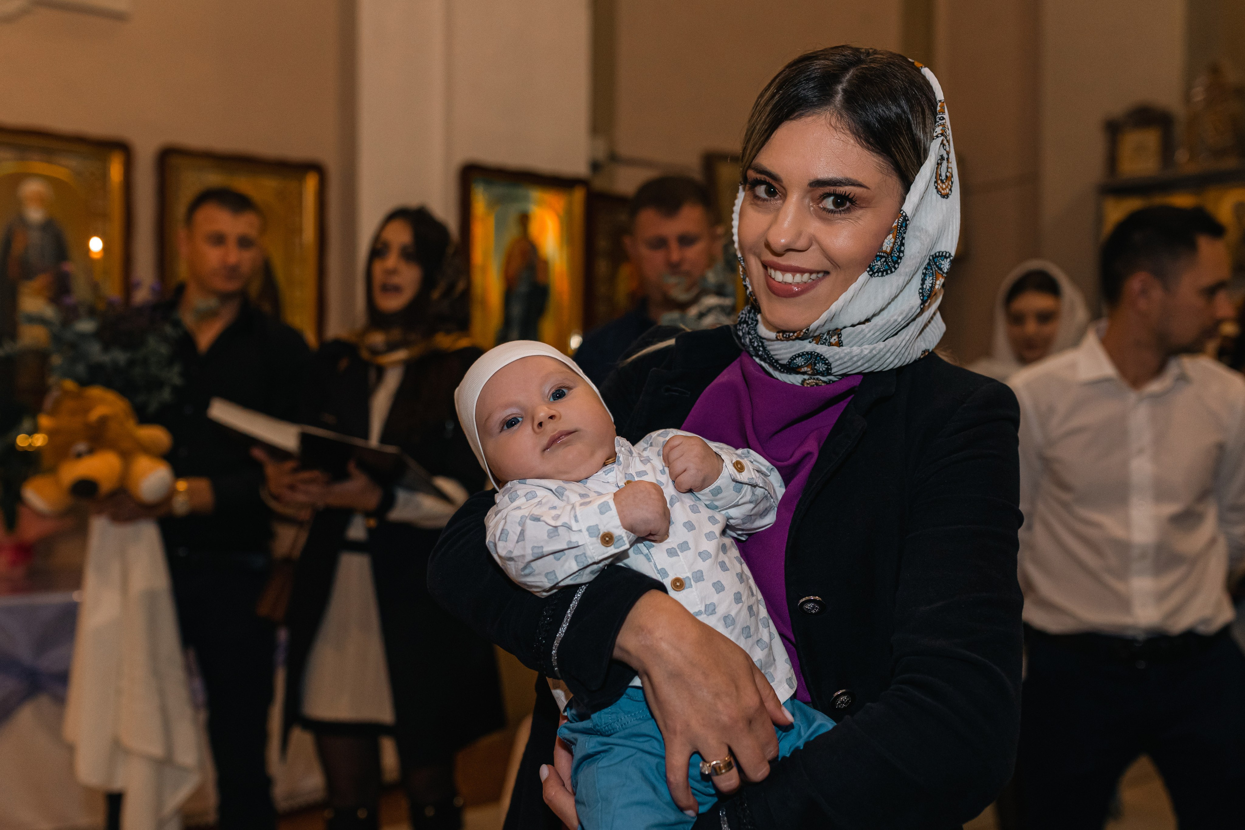 Il battesimo di Leo. Fotografa ritrattista Olga Ferrara Bologna Padova