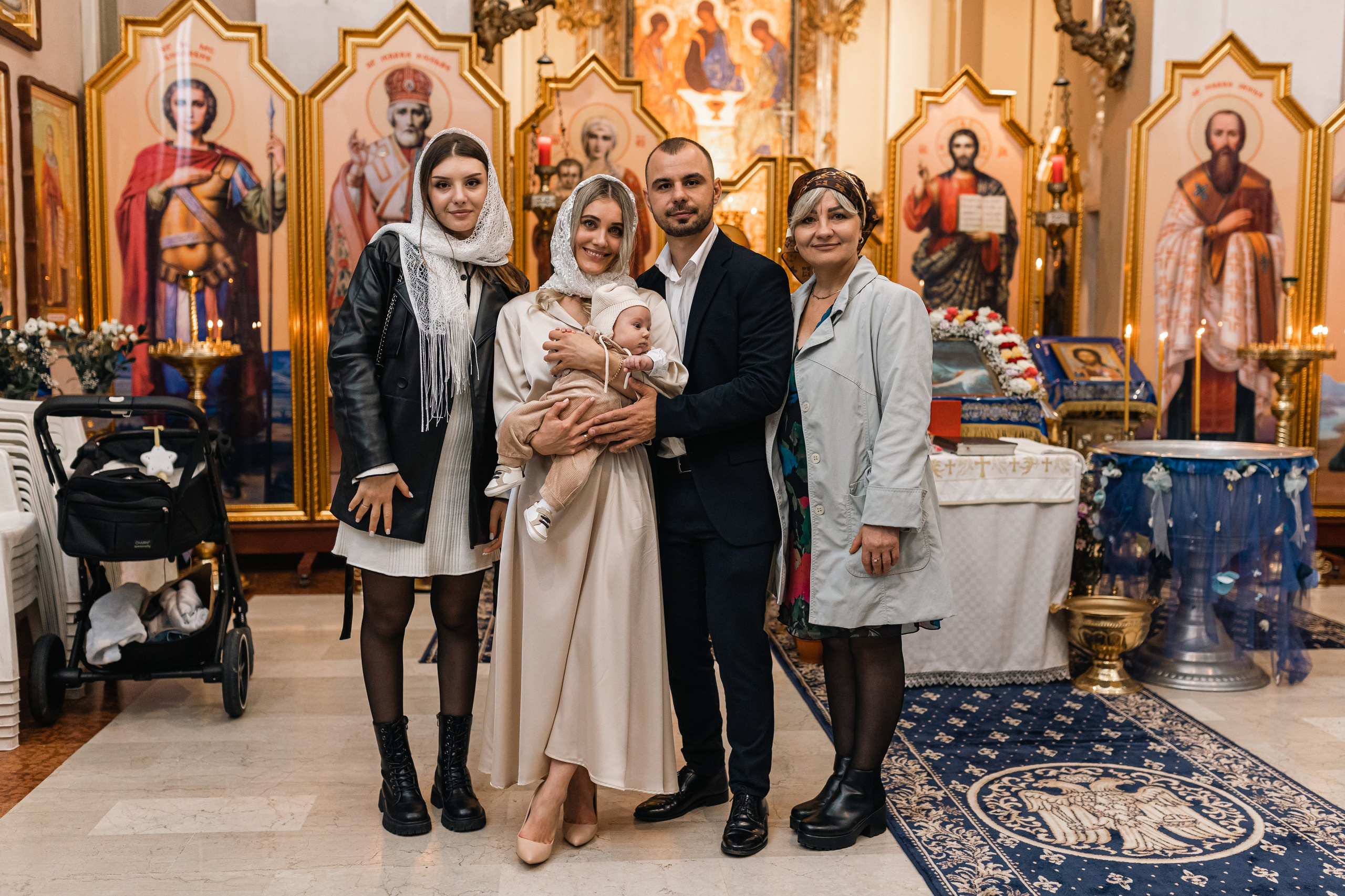 Il battesimo di Leo. Fotografa ritrattista Olga Ferrara Bologna Padova