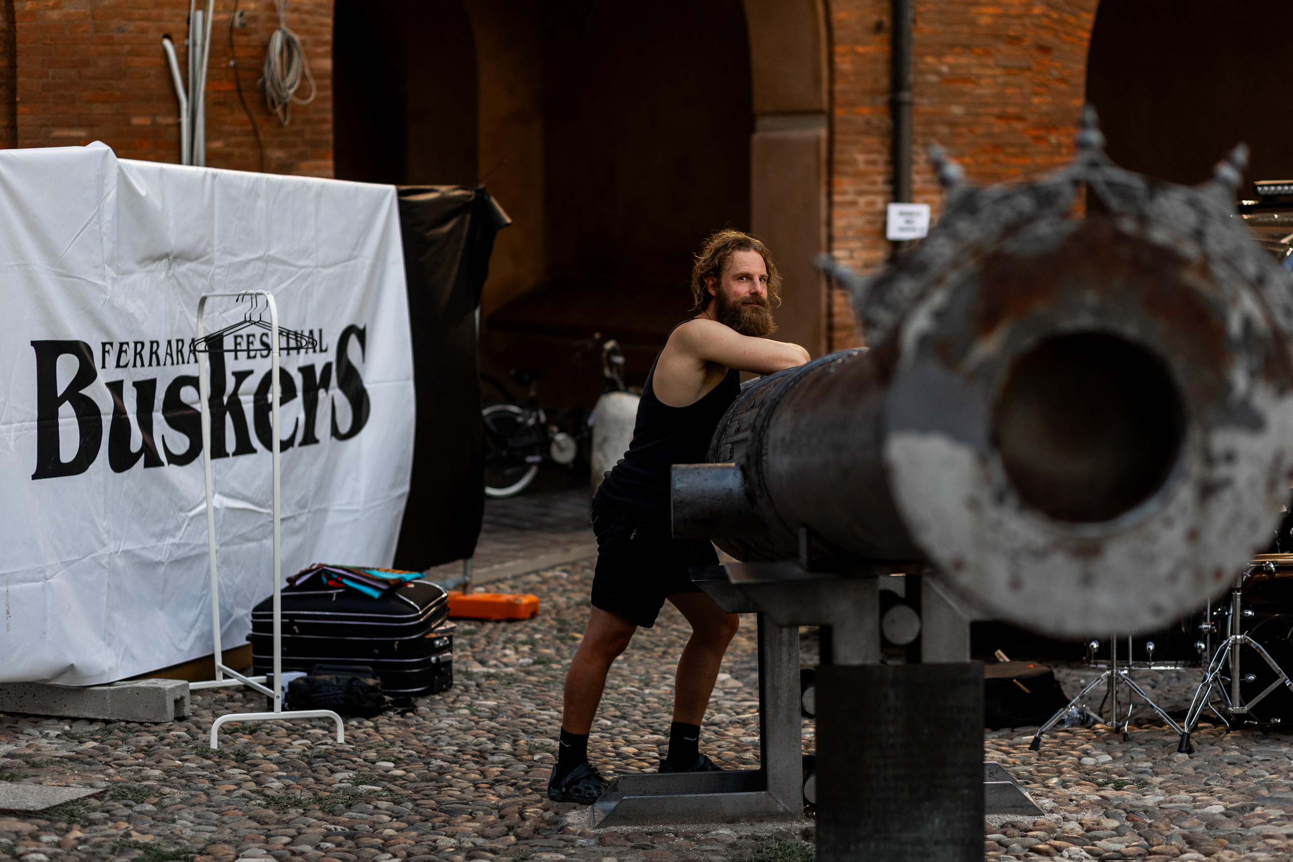 Ferrara Buskers Festival Day 1. Fotografa ritrattista Olga Ferrara Bologna Padova