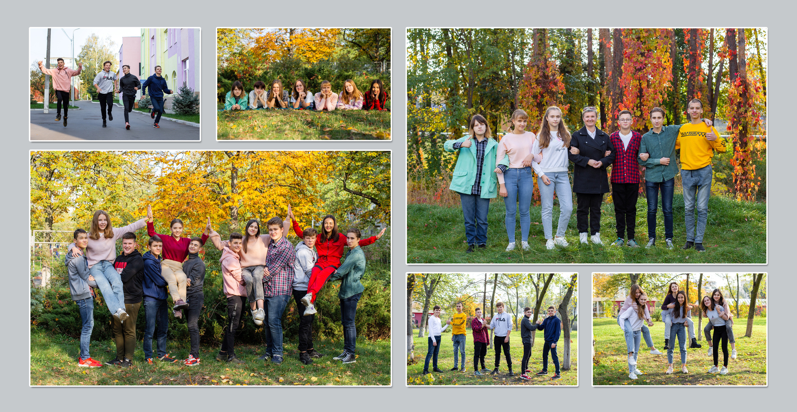 Album di classe della scuola superiore. Fotografa ritrattista Olga Ferrara Bologna Padova