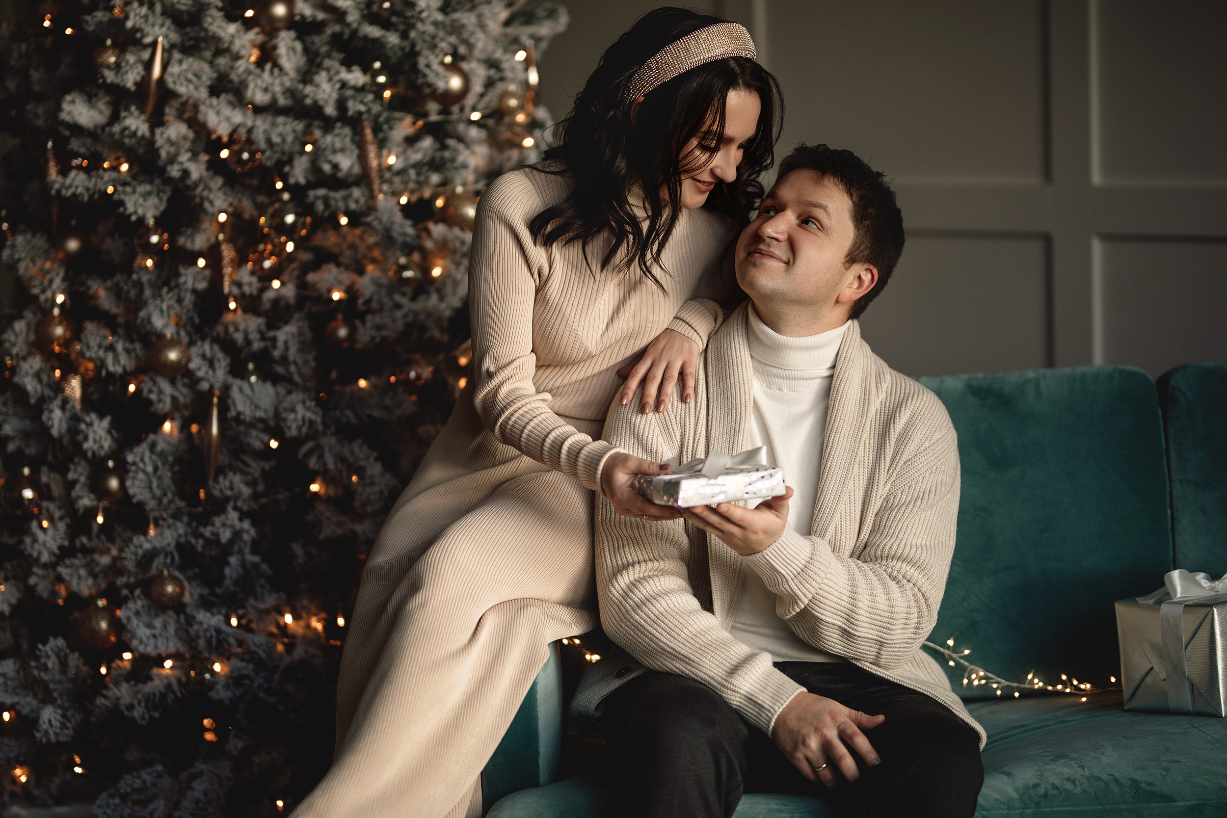 Рождественские съемки. Портретный и свадебный фотограф Алина Мур Рига