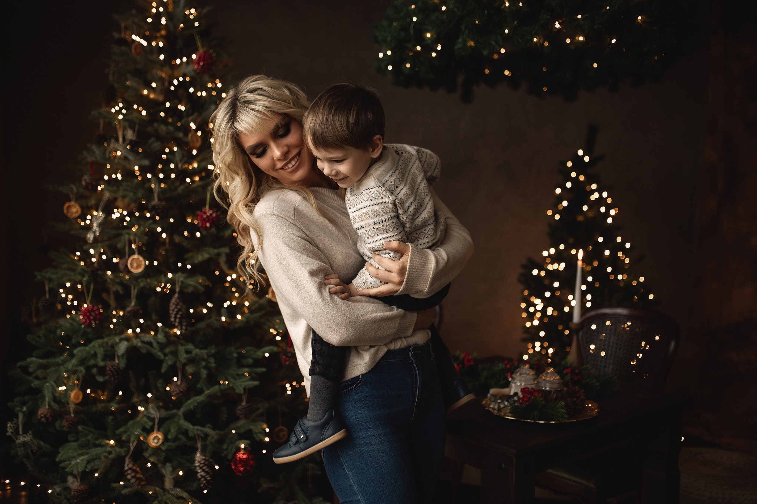 Рождественские съемки. Портретный и свадебный фотограф Алина Мур Рига