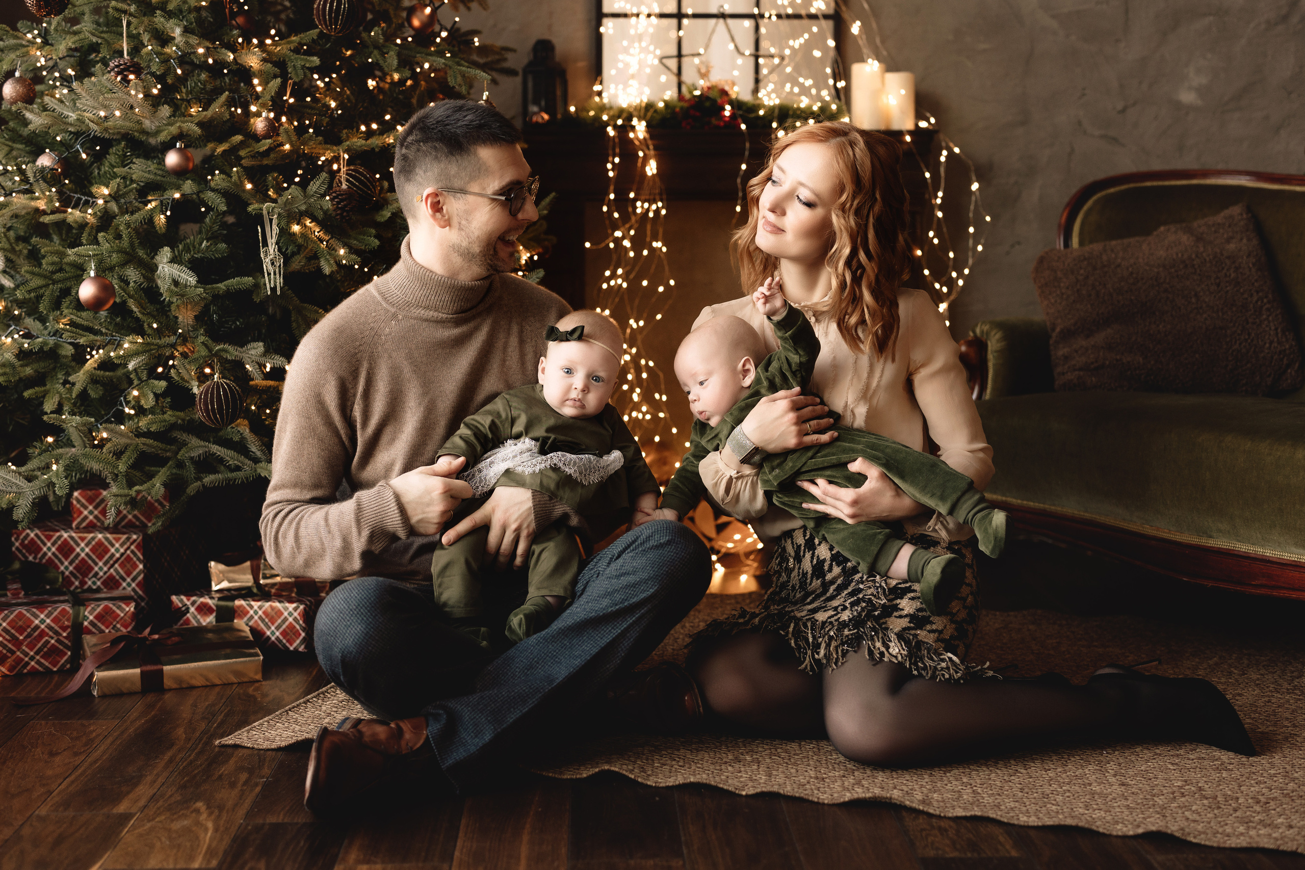 Рождественские съемки. Портретный и свадебный фотограф Алина Мур Рига