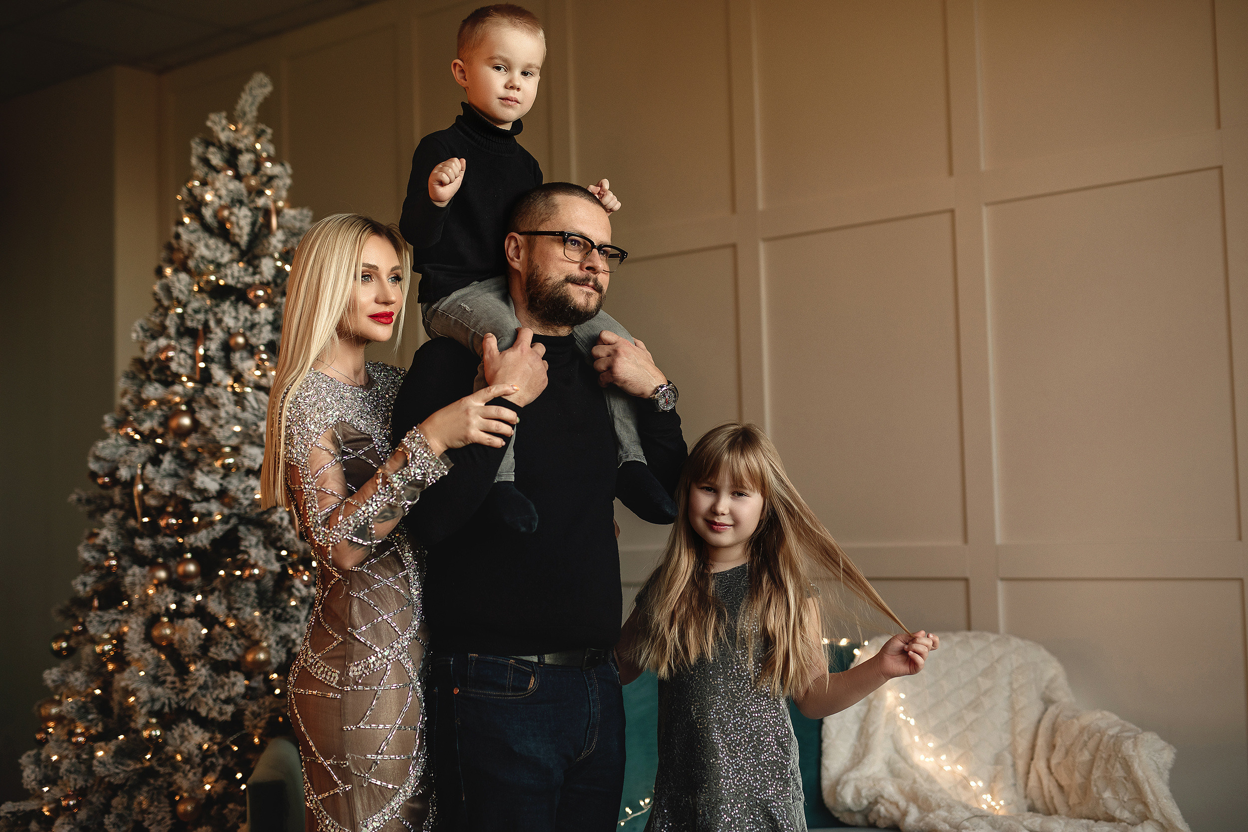 Рождественские съемки. Портретный и свадебный фотограф Алина Мур Рига