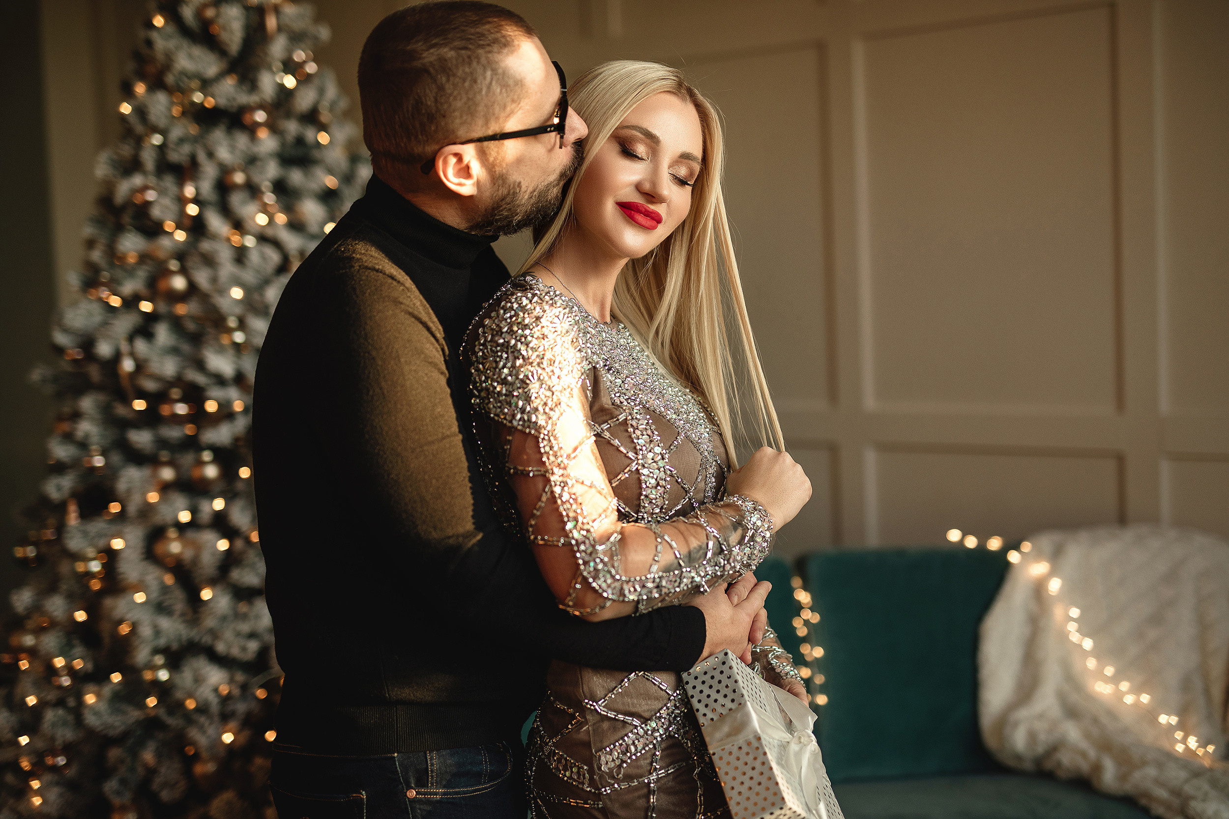 Рождественские съемки. Портретный и свадебный фотограф Алина Мур Рига