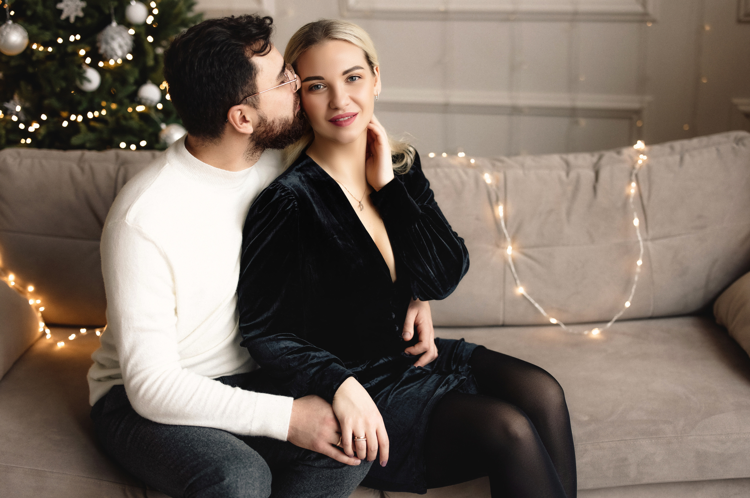 Рождественские съемки. Портретный и свадебный фотограф Алина Мур Рига