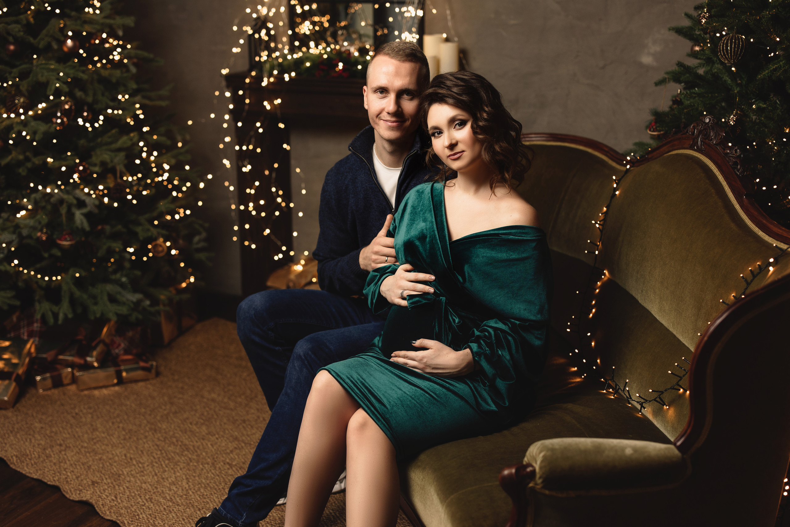 Рождественские съемки. Портретный и свадебный фотограф Алина Мур Рига