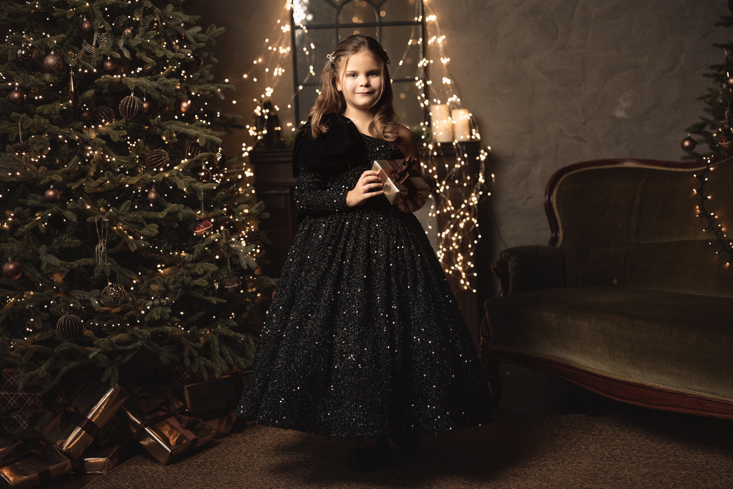 Рождественские съемки. Портретный и свадебный фотограф Алина Мур Рига