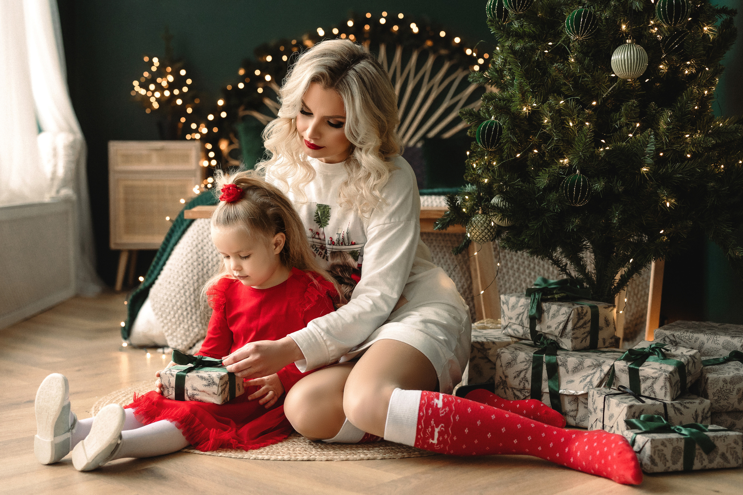 Рождественские съемки. Портретный и свадебный фотограф Алина Мур Рига